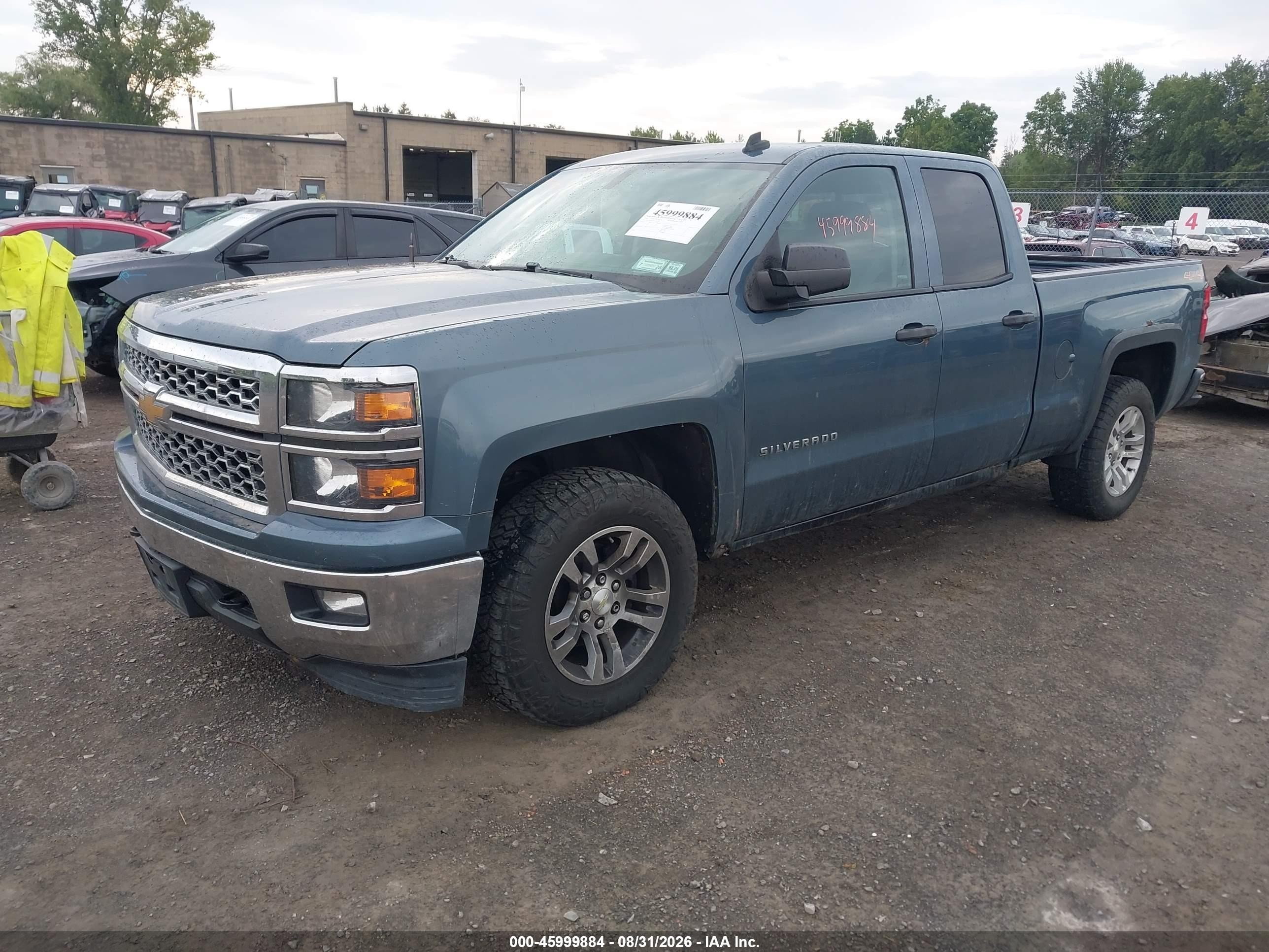 2014 Chevrolet Silverado 1500 Lt Blue vin: 1GCVKREC3EZ113516