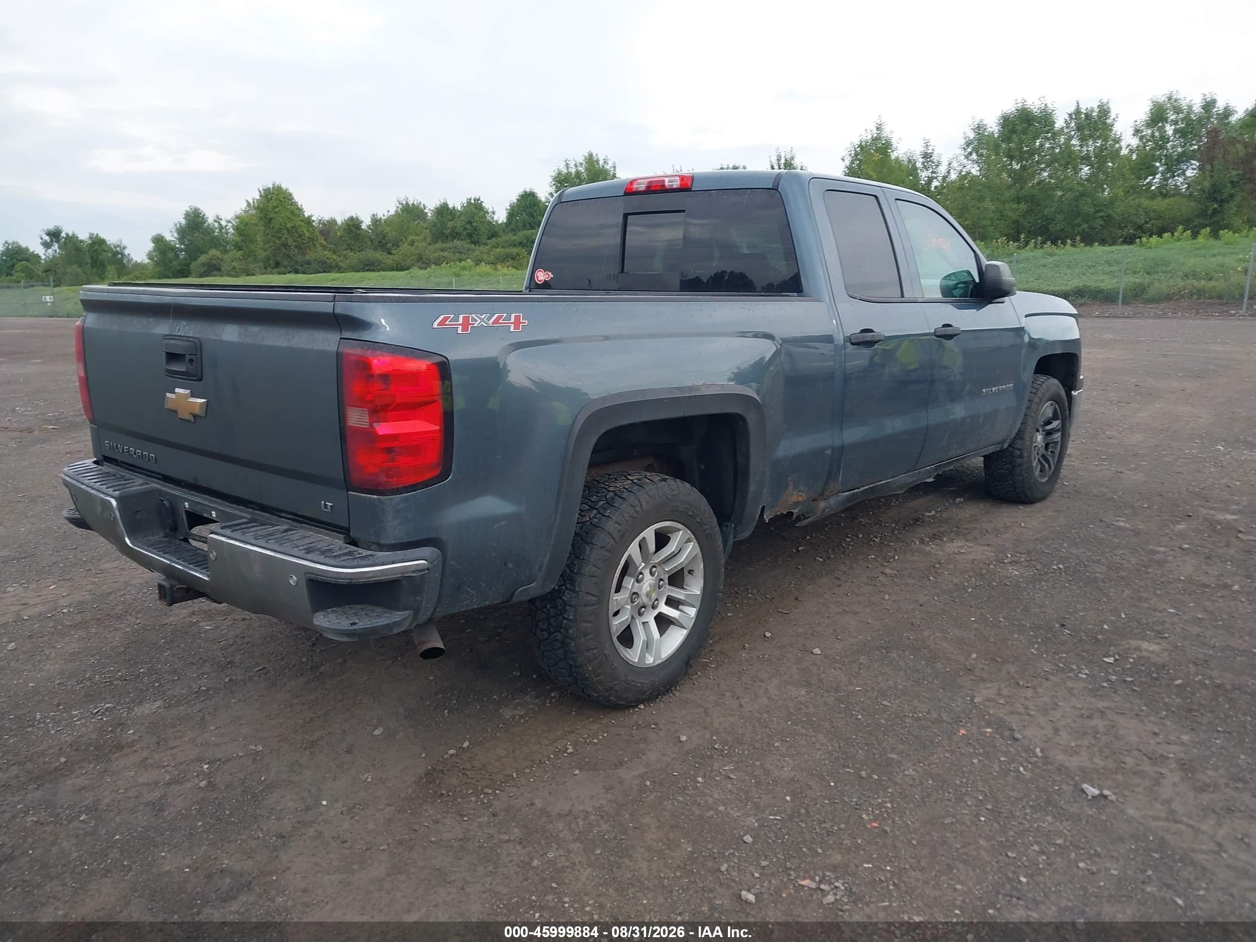 2014 Chevrolet Silverado 1500 Lt Blue vin: 1GCVKREC3EZ113516