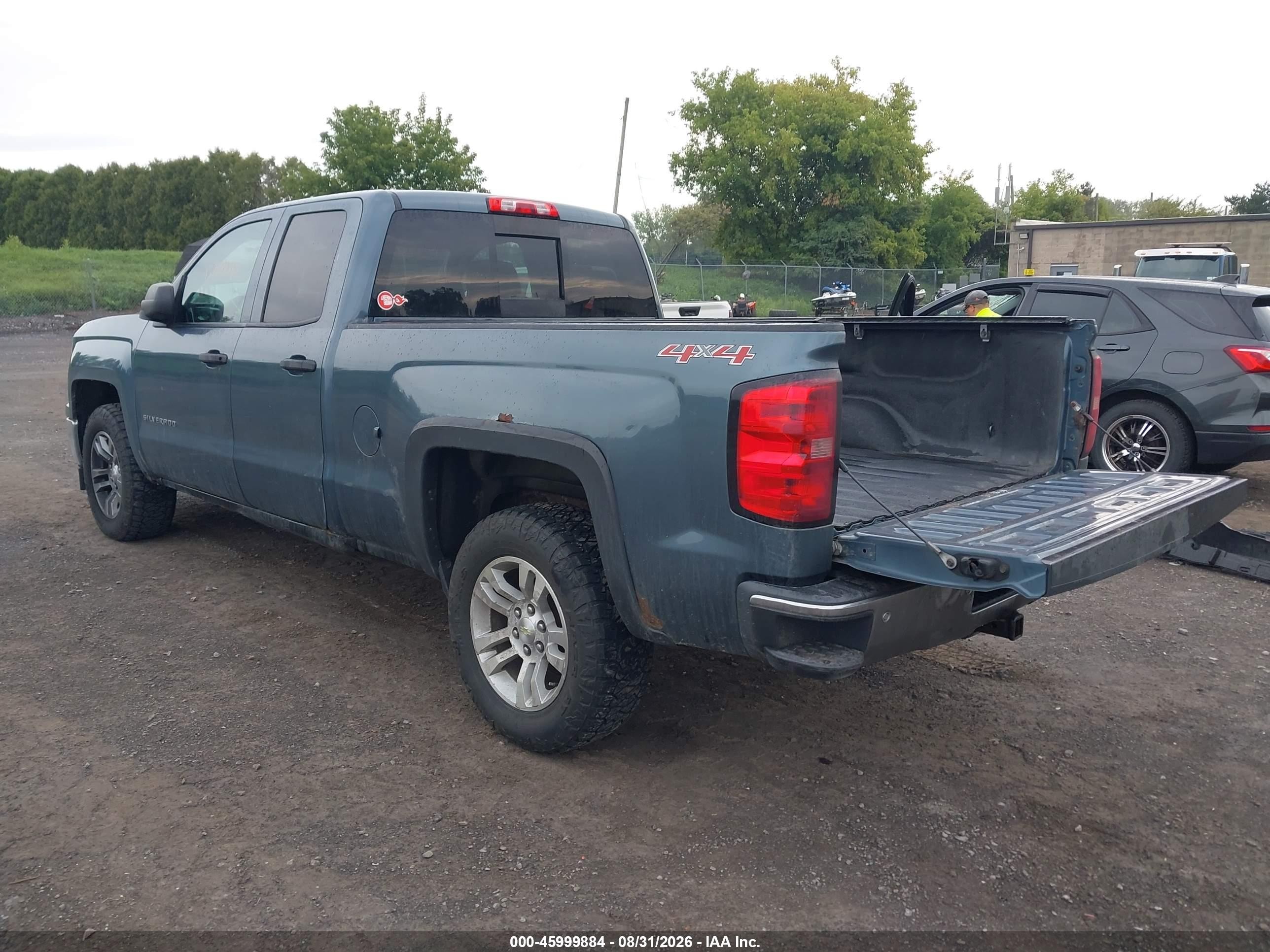 2014 Chevrolet Silverado 1500 Lt Blue vin: 1GCVKREC3EZ113516