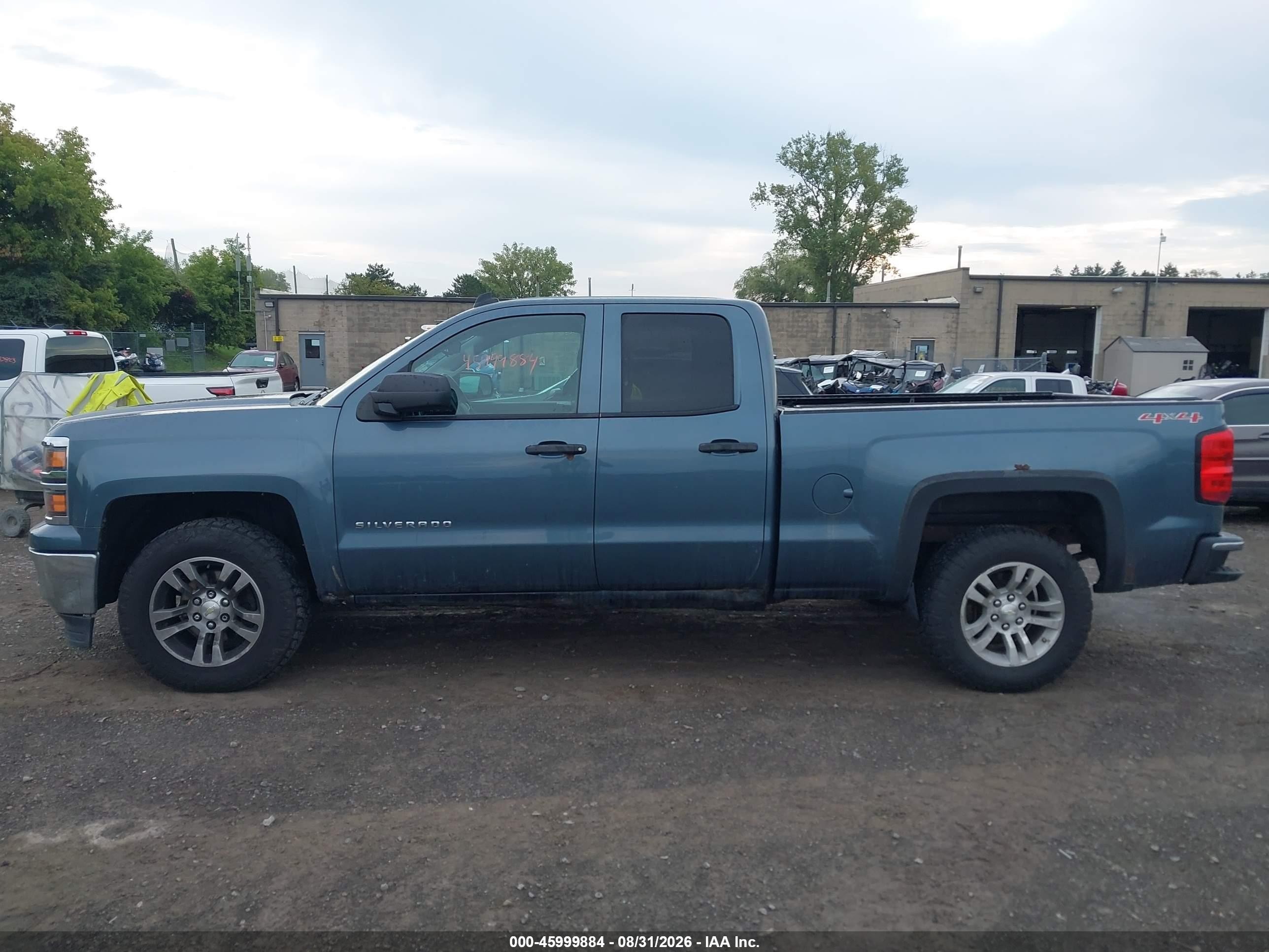 2014 Chevrolet Silverado 1500 Lt Blue vin: 1GCVKREC3EZ113516