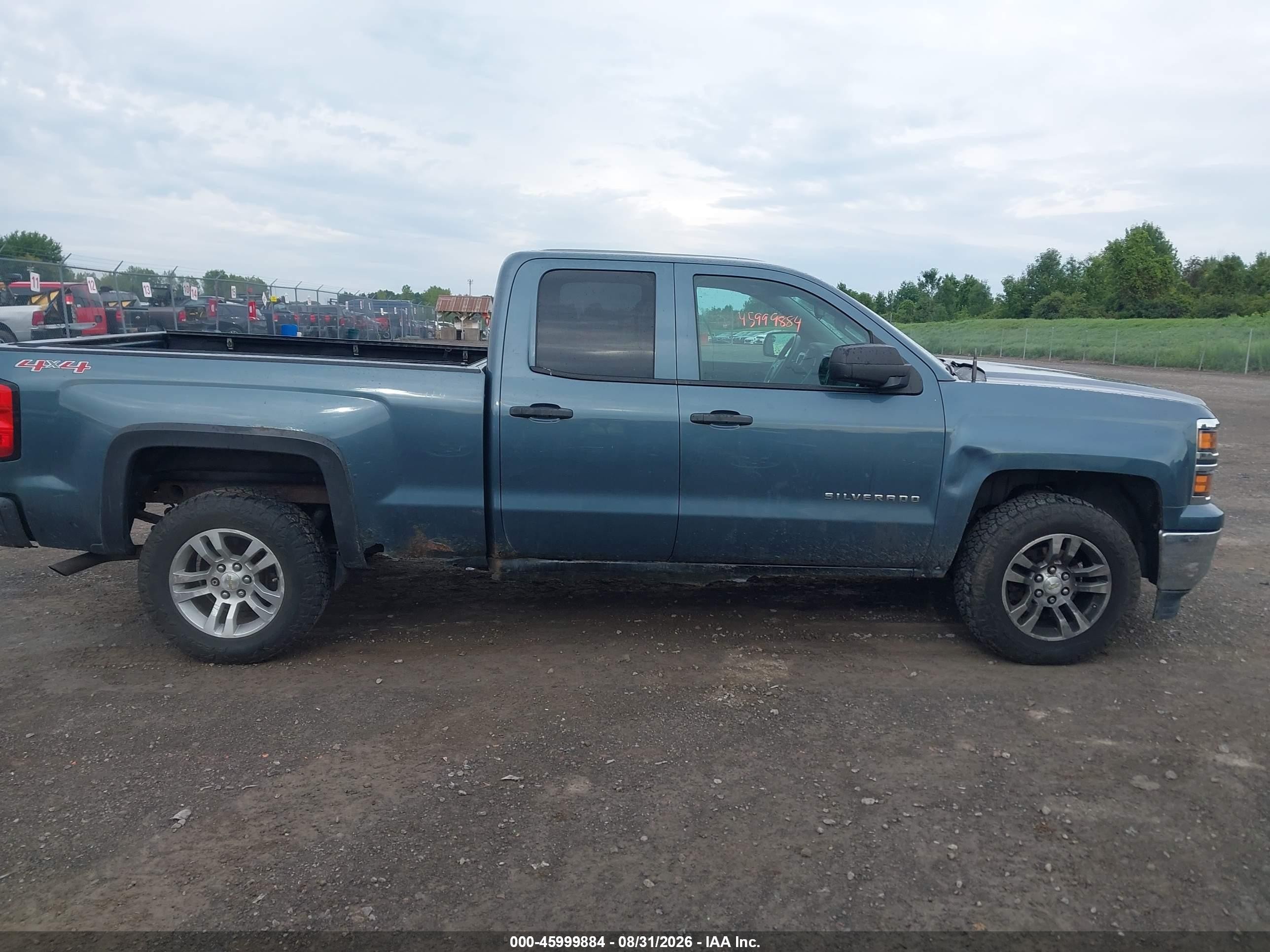 2014 Chevrolet Silverado 1500 Lt Blue vin: 1GCVKREC3EZ113516