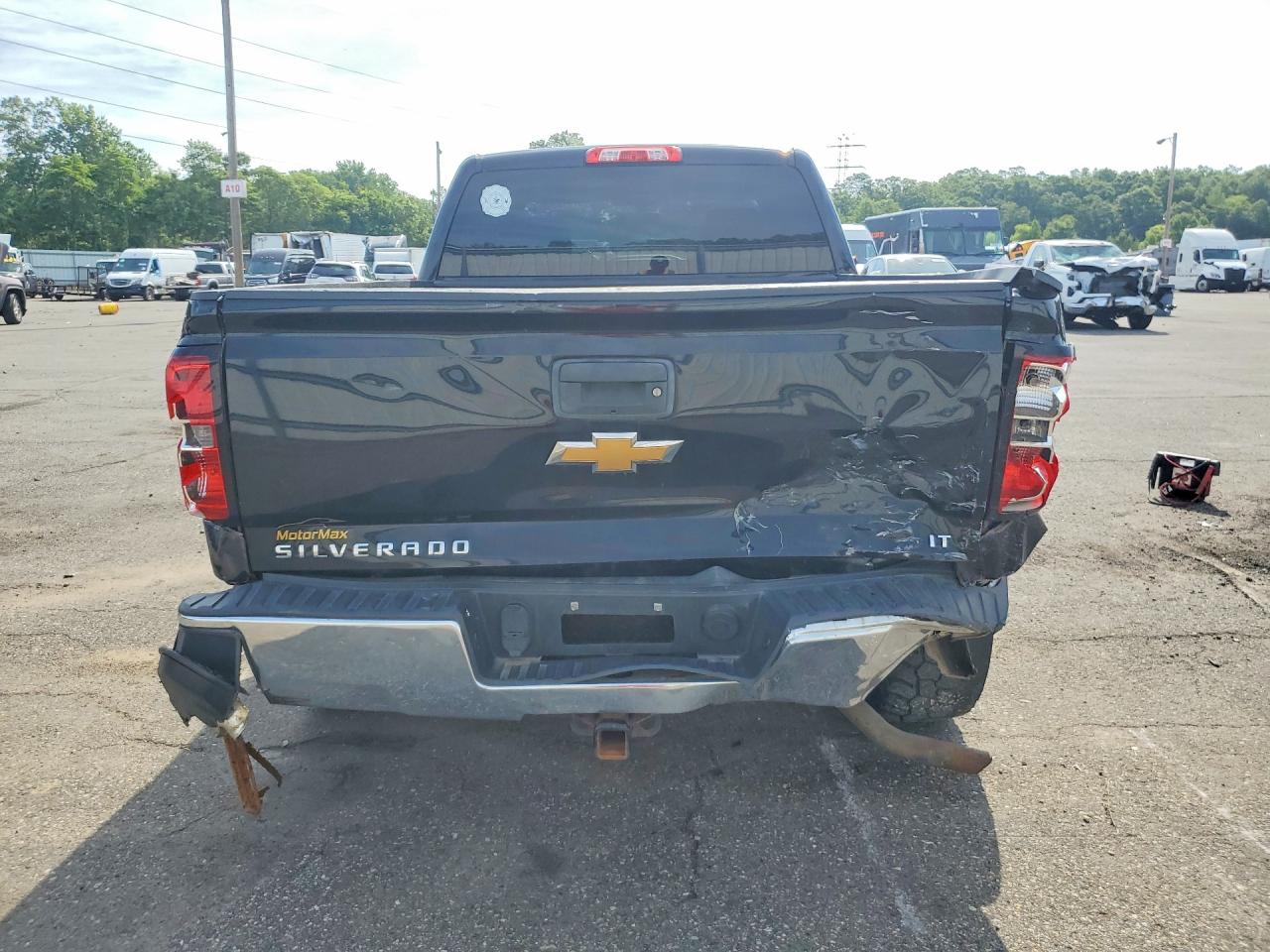 2014 Chevrolet Silverado K1500 Lt Black vin: 1GCVKREC3EZ183727