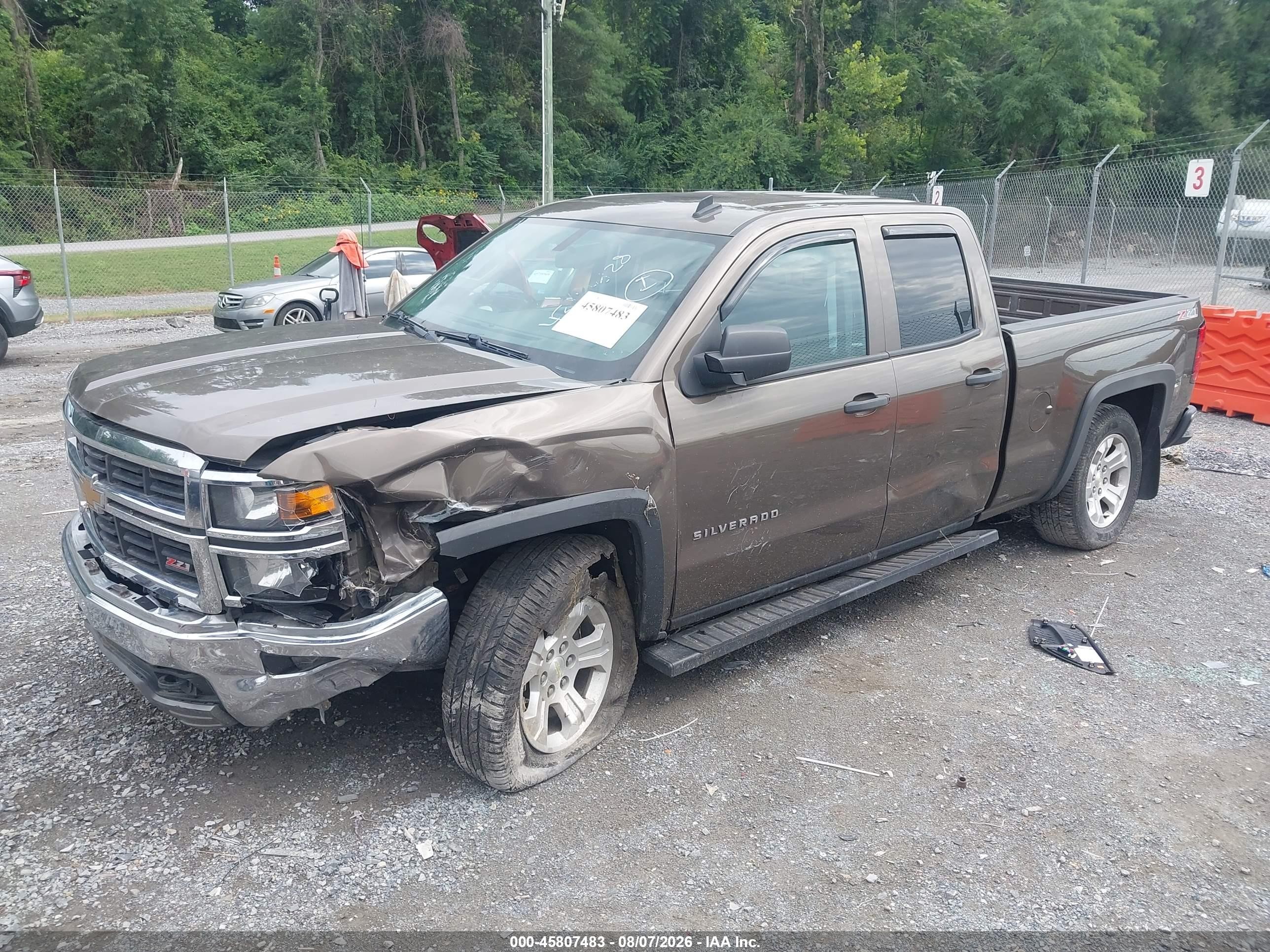 2014 Chevrolet Silverado 1500 2lt Brown vin: 1GCVKREC3EZ198132