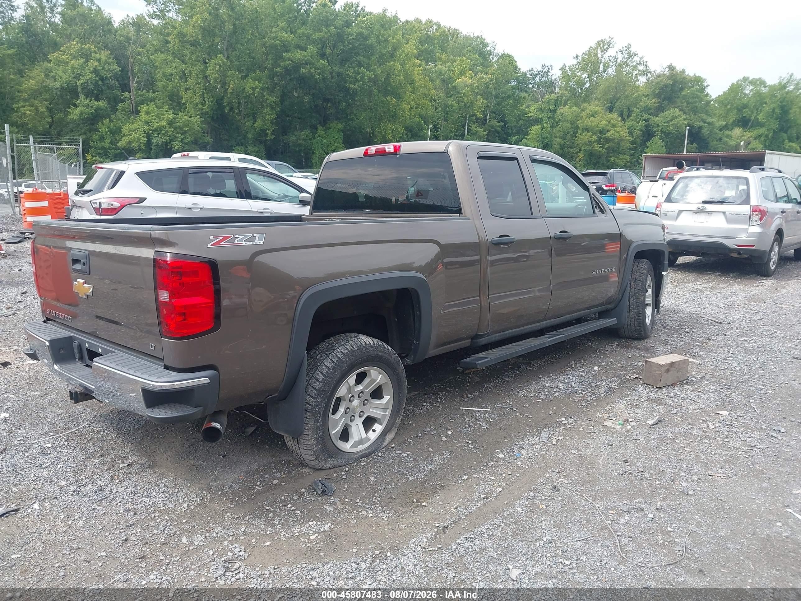 2014 Chevrolet Silverado 1500 2lt Brown vin: 1GCVKREC3EZ198132