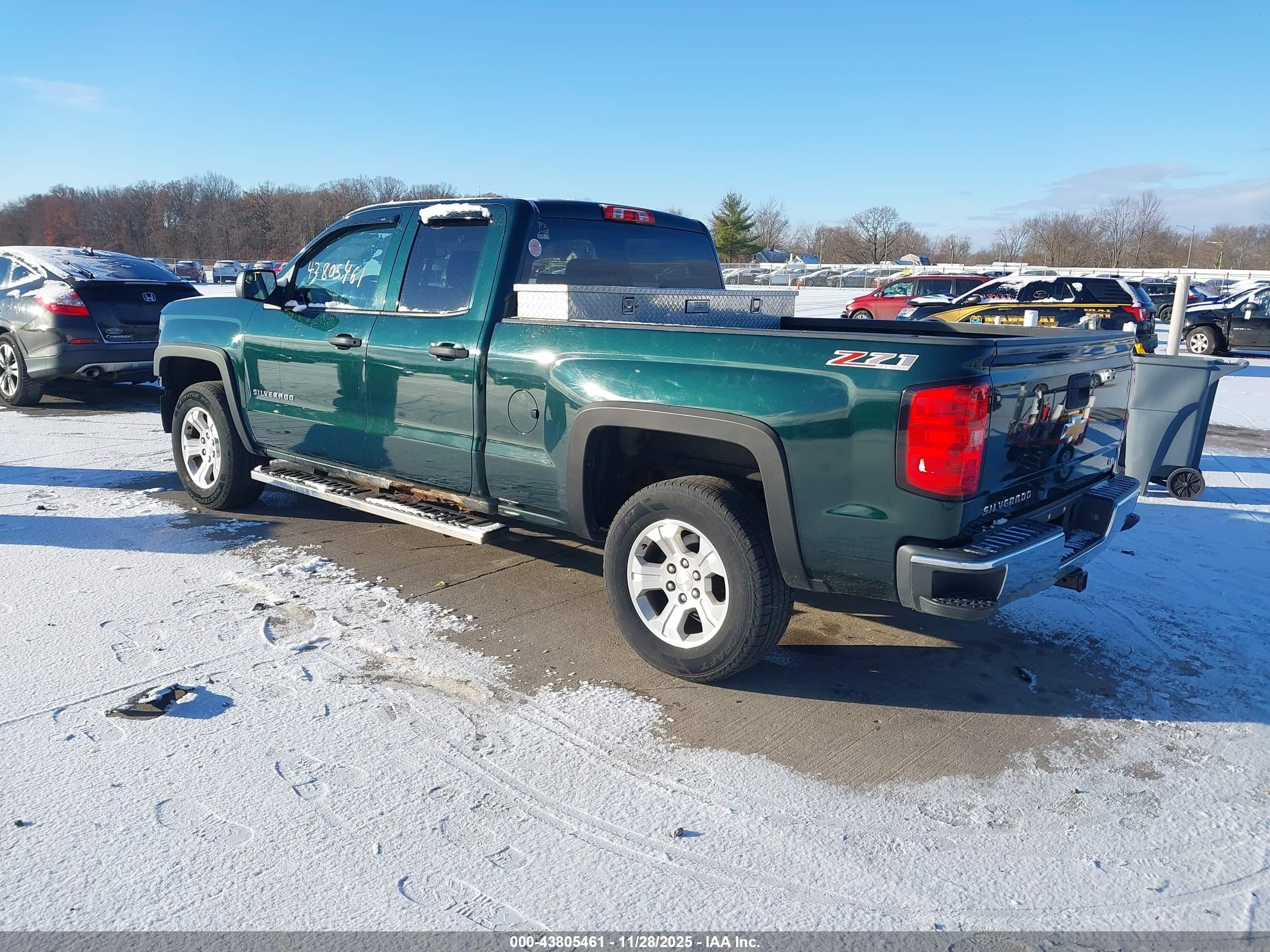 2014 Chevrolet Silverado 1500 2lt Green vin: 1GCVKREC3EZ307043
