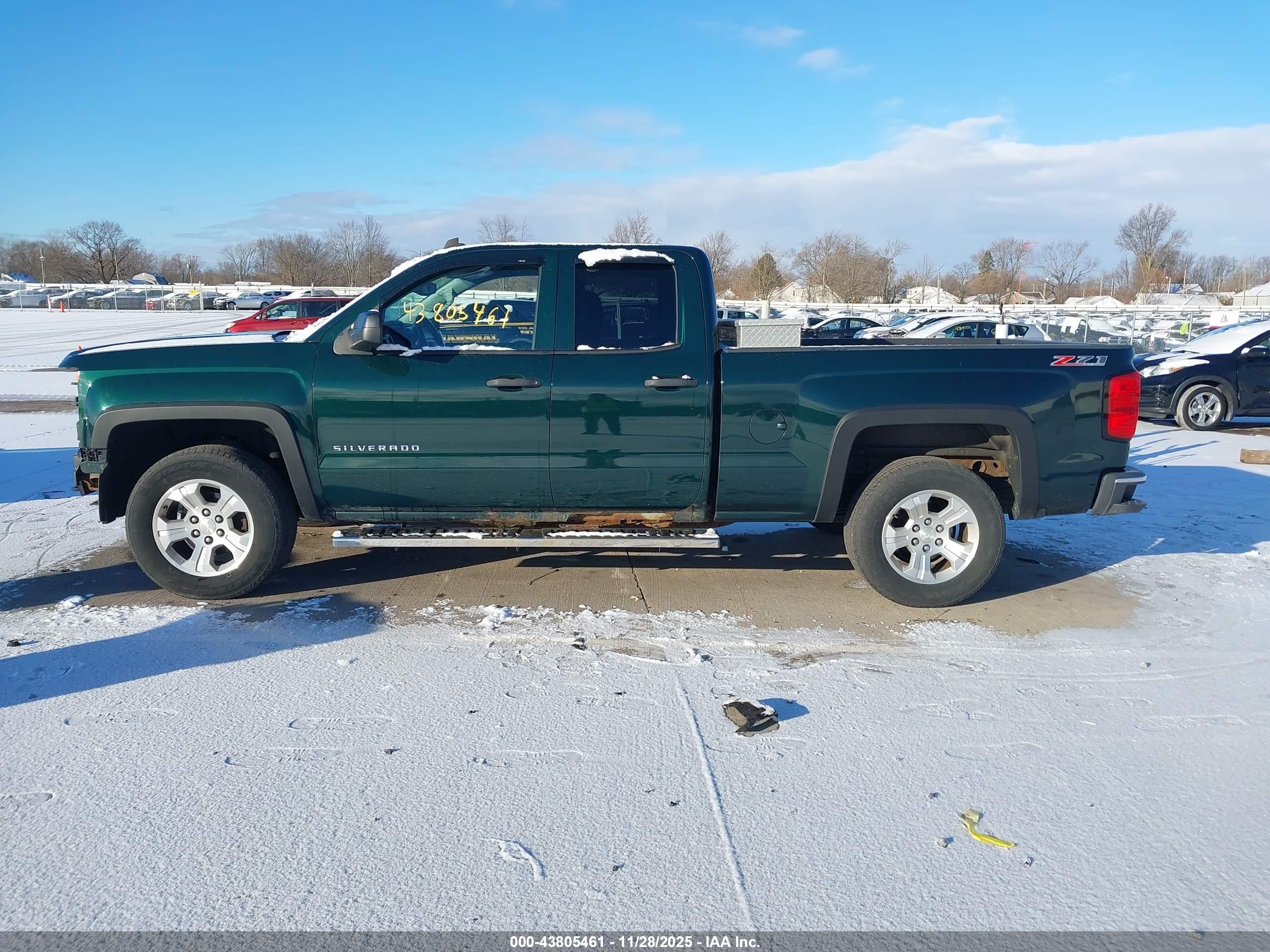 2014 Chevrolet Silverado 1500 2lt Green vin: 1GCVKREC3EZ307043