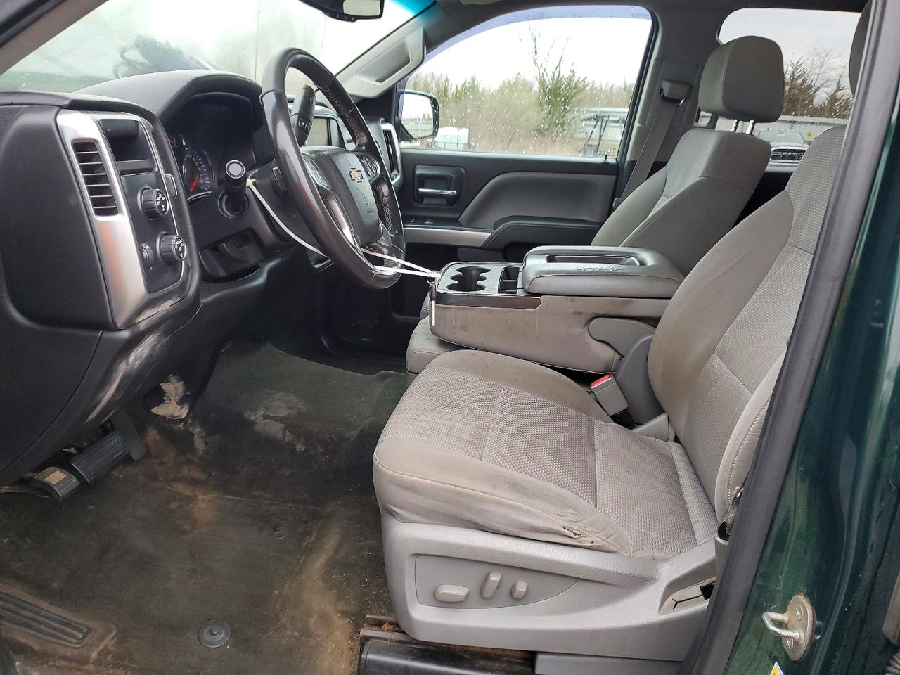 2014 Chevrolet Silverado K1500 Lt Зеленый vin: 1GCVKREC3EZ334825