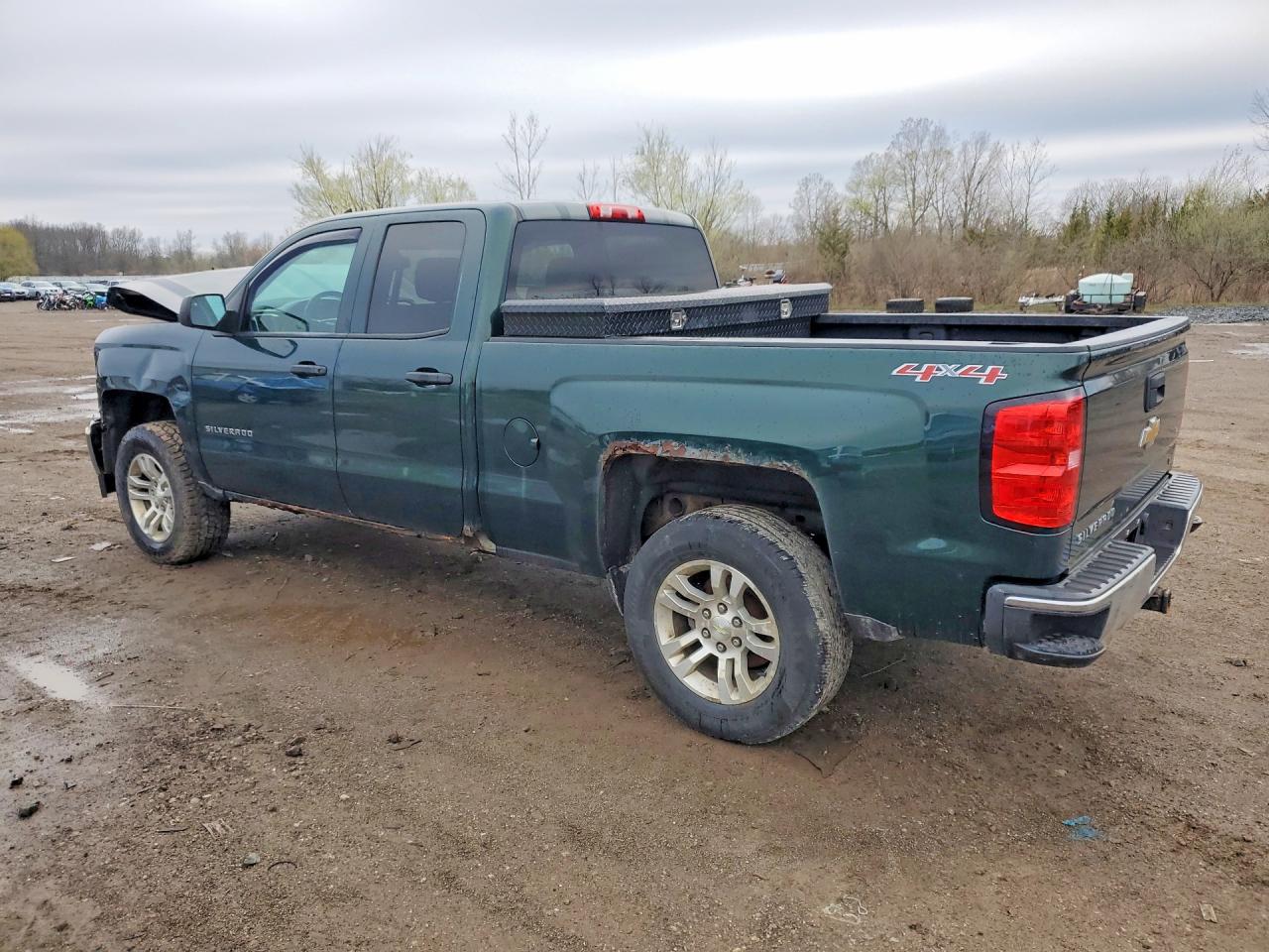 2014 Chevrolet Silverado K1500 Lt Зеленый vin: 1GCVKREC3EZ334825