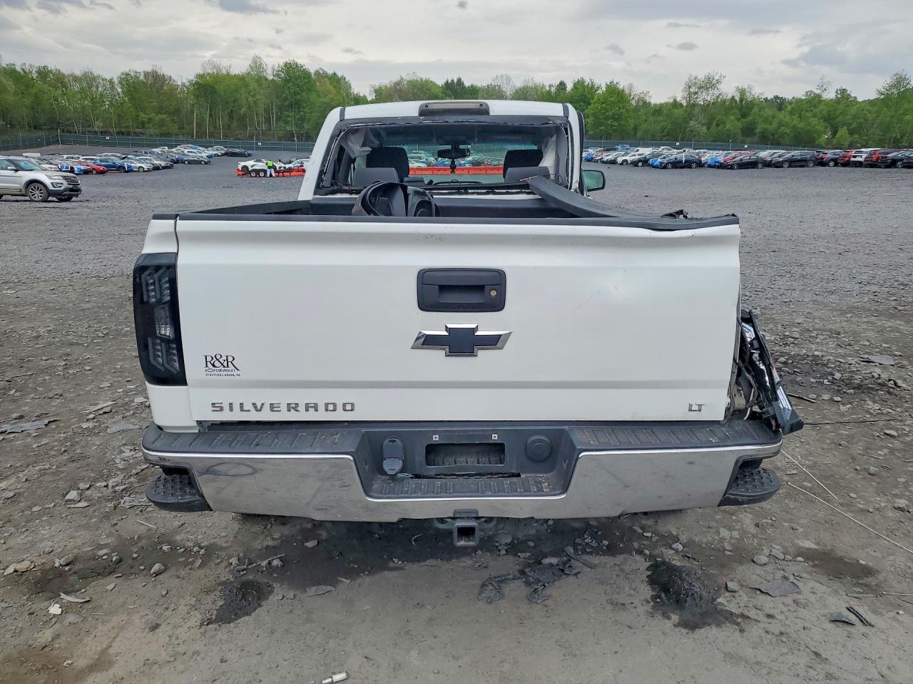 2014 Chevrolet Silverado K1500 Lt Белый vin: 1GCVKREC3EZ387914