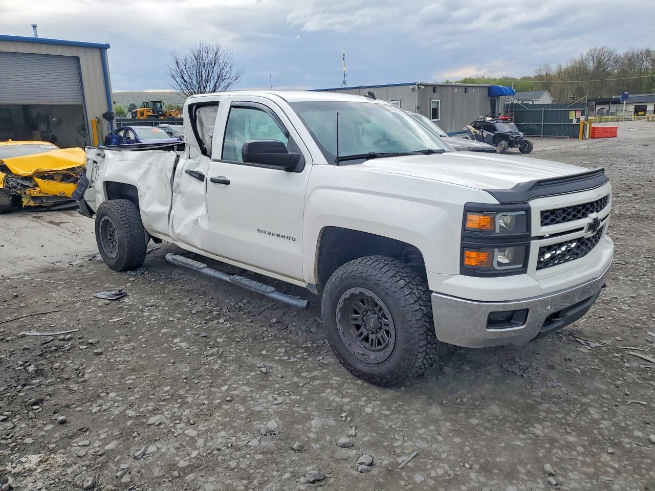 2014 Chevrolet Silverado K1500 Lt Белый vin: 1GCVKREC3EZ387914