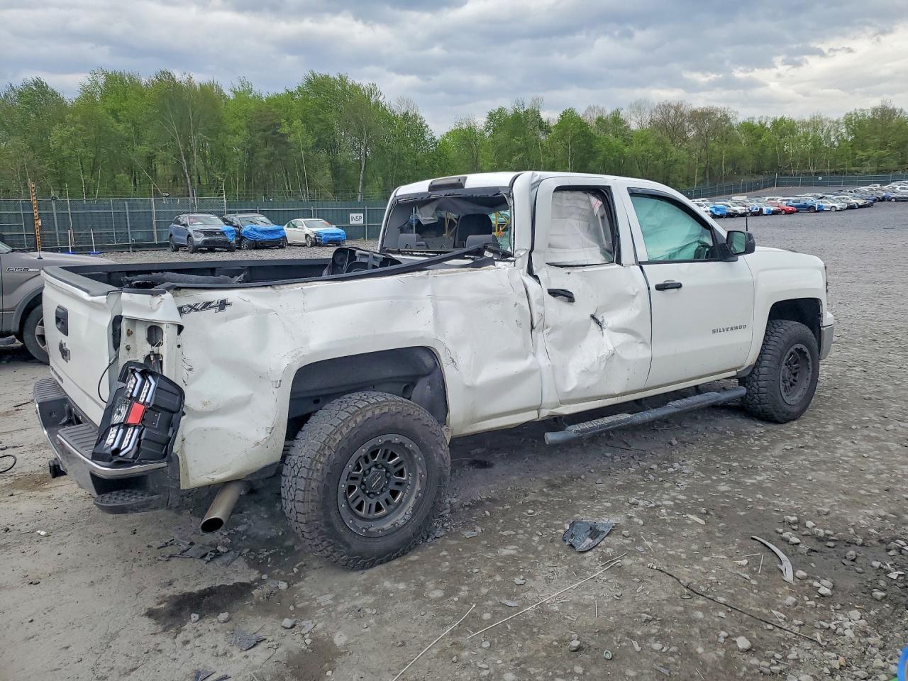 2014 Chevrolet Silverado K1500 Lt Белый vin: 1GCVKREC3EZ387914