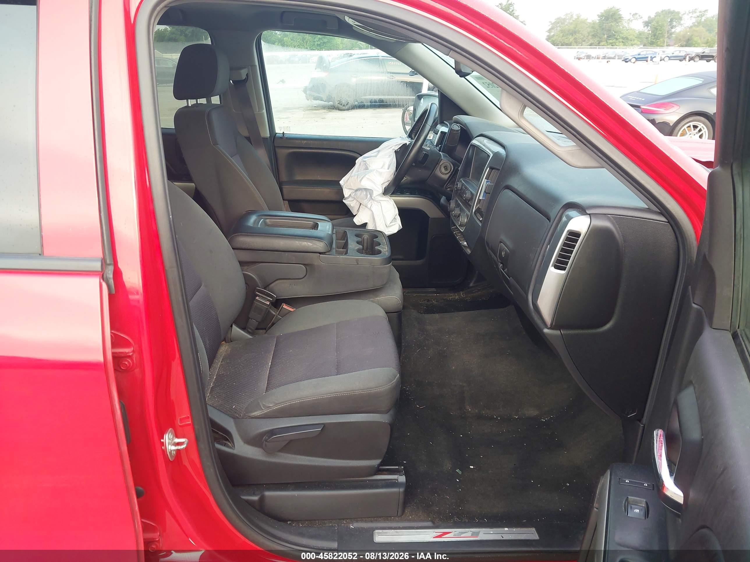 2015 Chevrolet Silverado 1500 Lt Red vin: 1GCVKREC3FZ154505