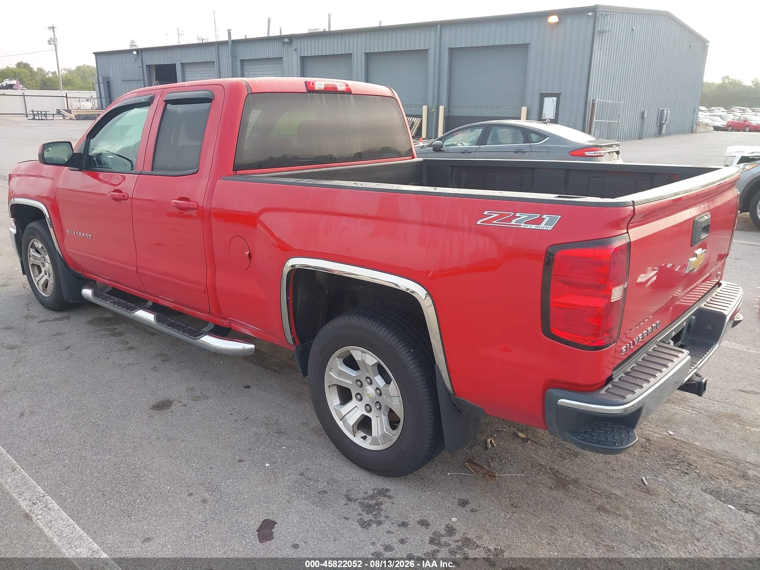2015 Chevrolet Silverado 1500 Lt Red vin: 1GCVKREC3FZ154505