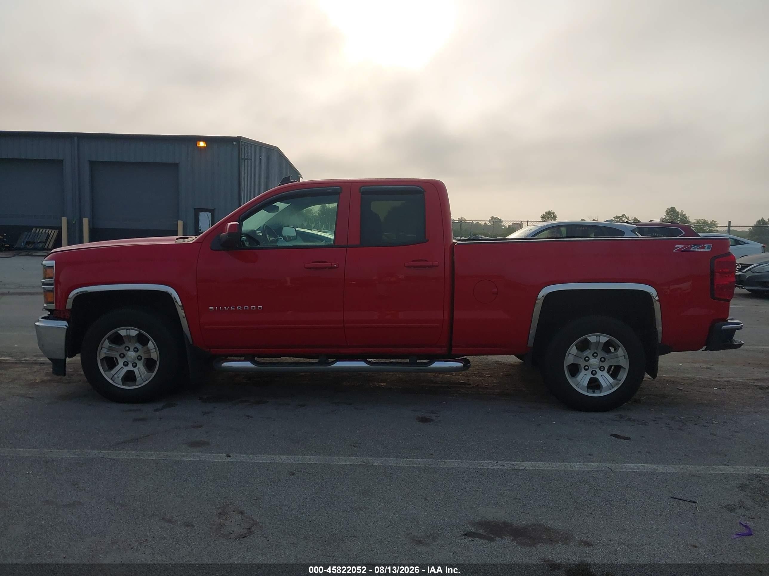 2015 Chevrolet Silverado 1500 Lt Red vin: 1GCVKREC3FZ154505