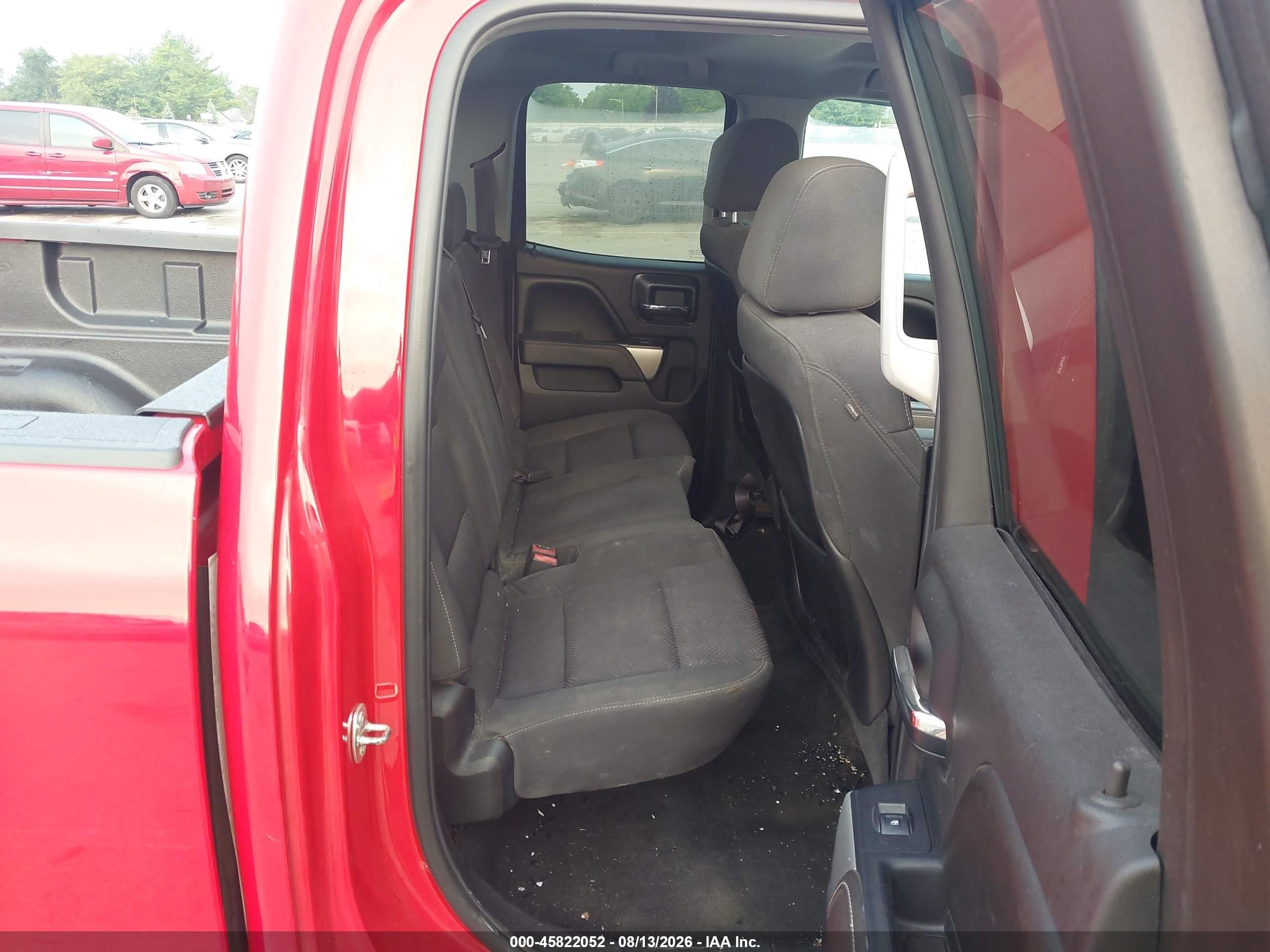 2015 Chevrolet Silverado 1500 Lt Red vin: 1GCVKREC3FZ154505