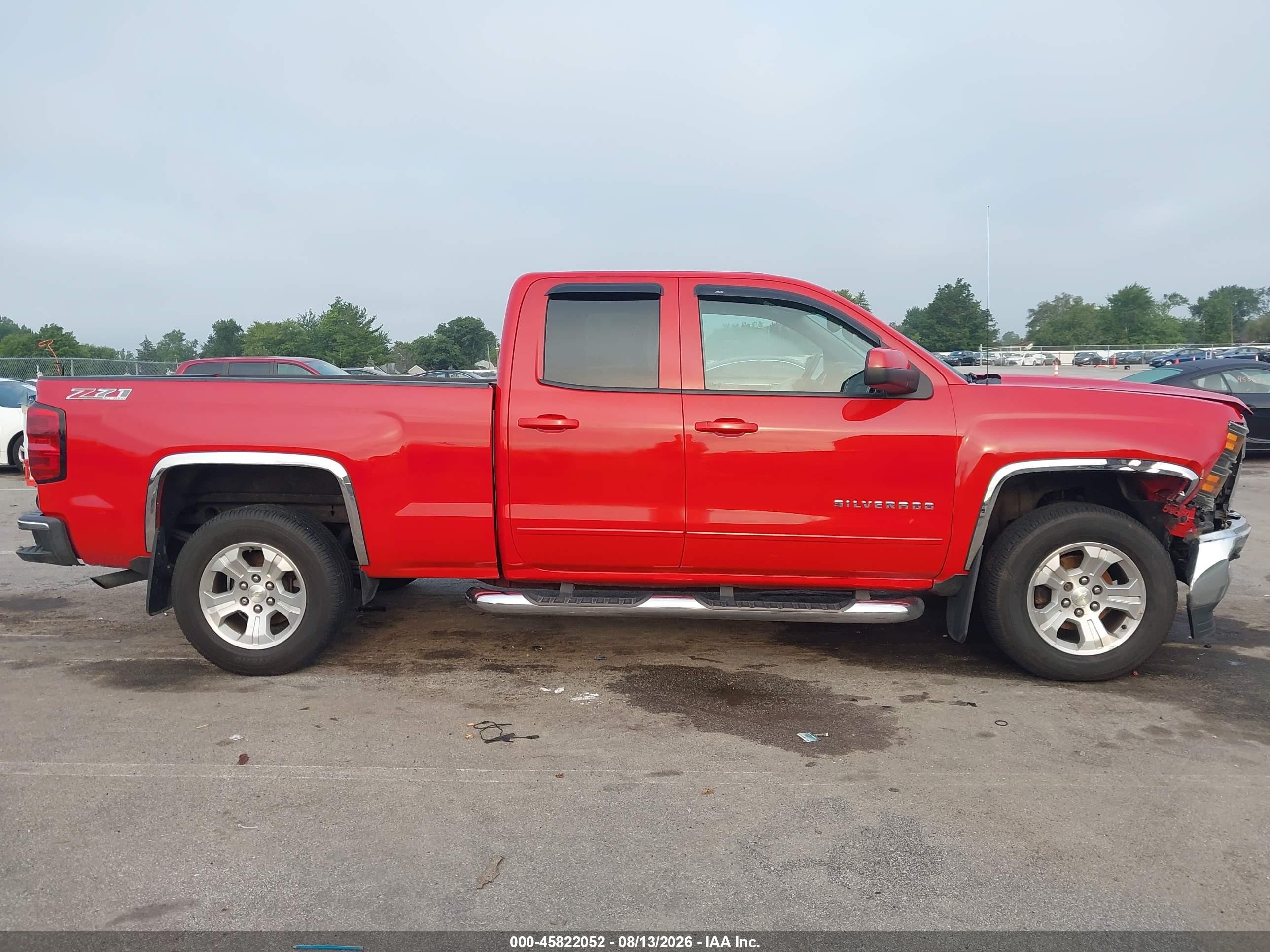 2015 Chevrolet Silverado 1500 Lt Red vin: 1GCVKREC3FZ154505