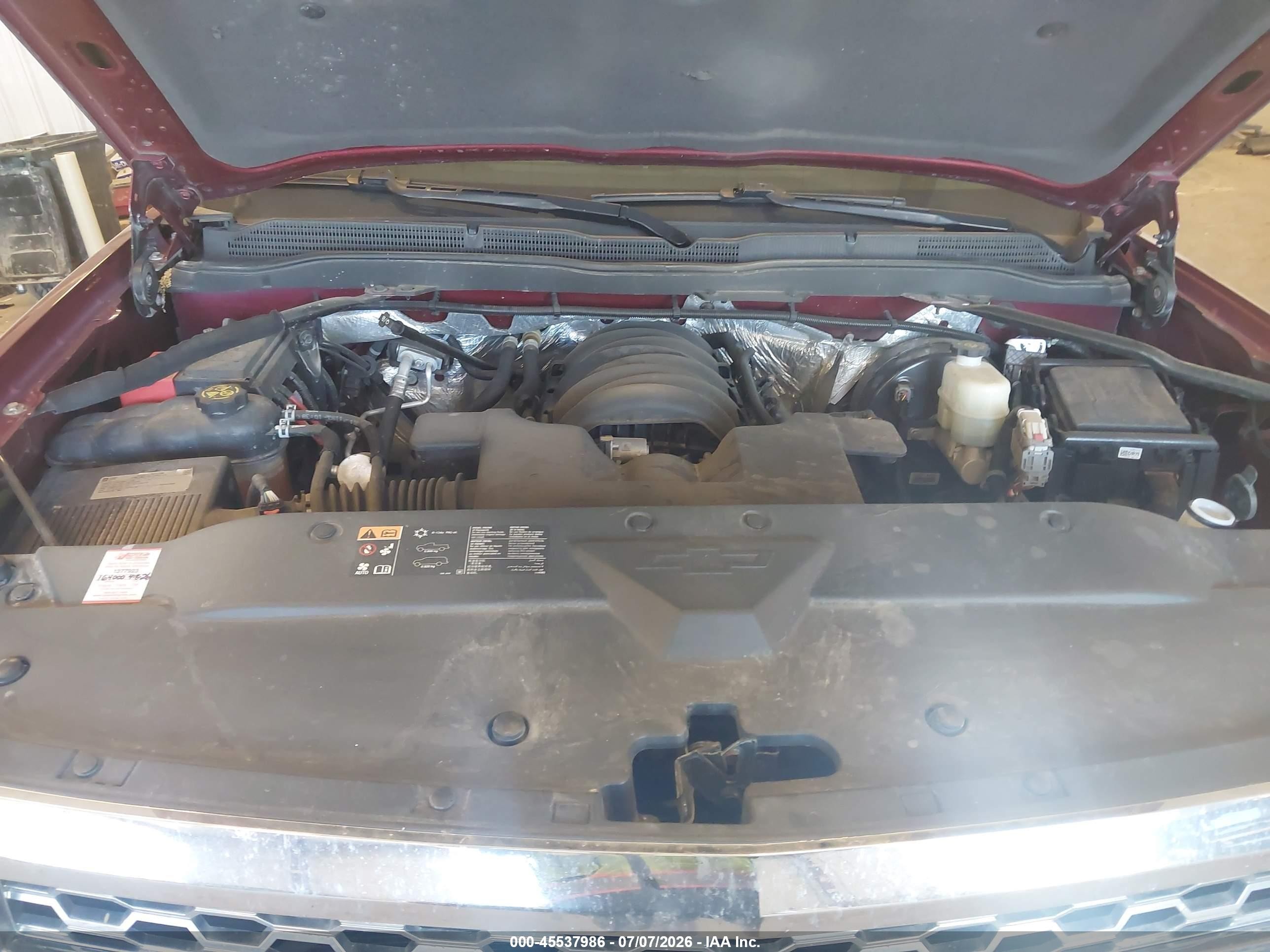 2015 Chevrolet Silverado 1500 Lt Red vin: 1GCVKREC3FZ193837