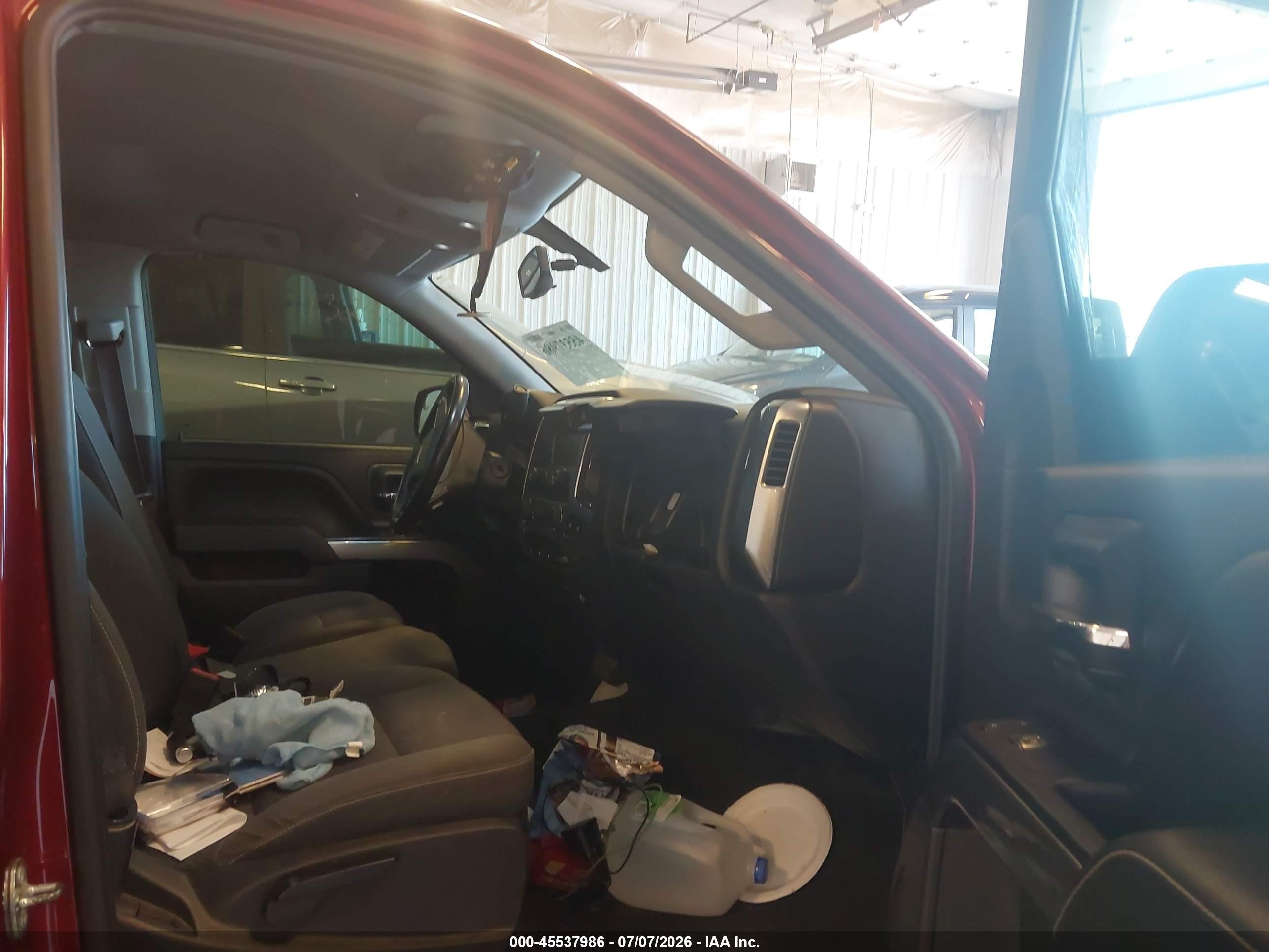 2015 Chevrolet Silverado 1500 Lt Red vin: 1GCVKREC3FZ193837