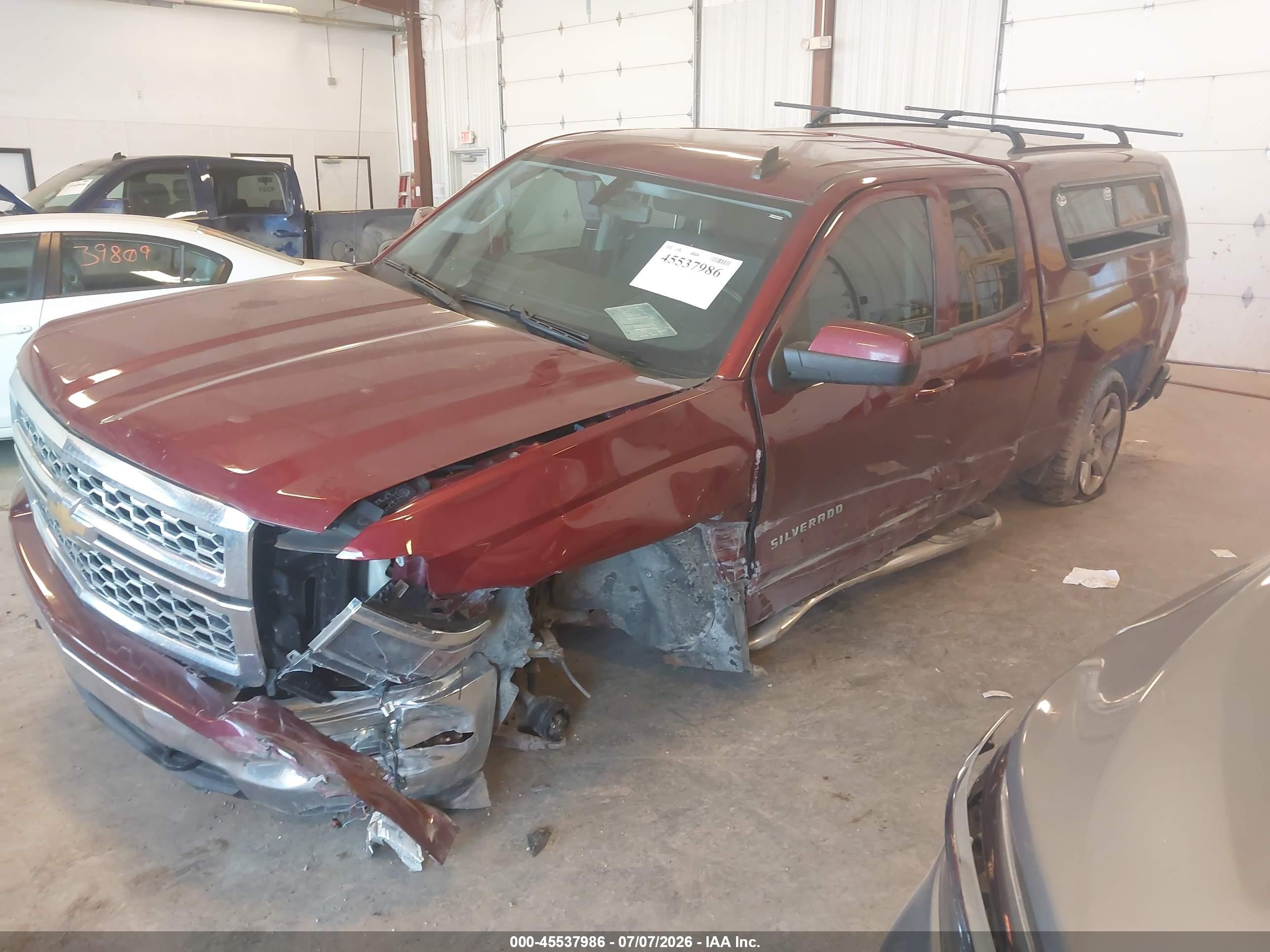 2015 Chevrolet Silverado 1500 Lt Red vin: 1GCVKREC3FZ193837