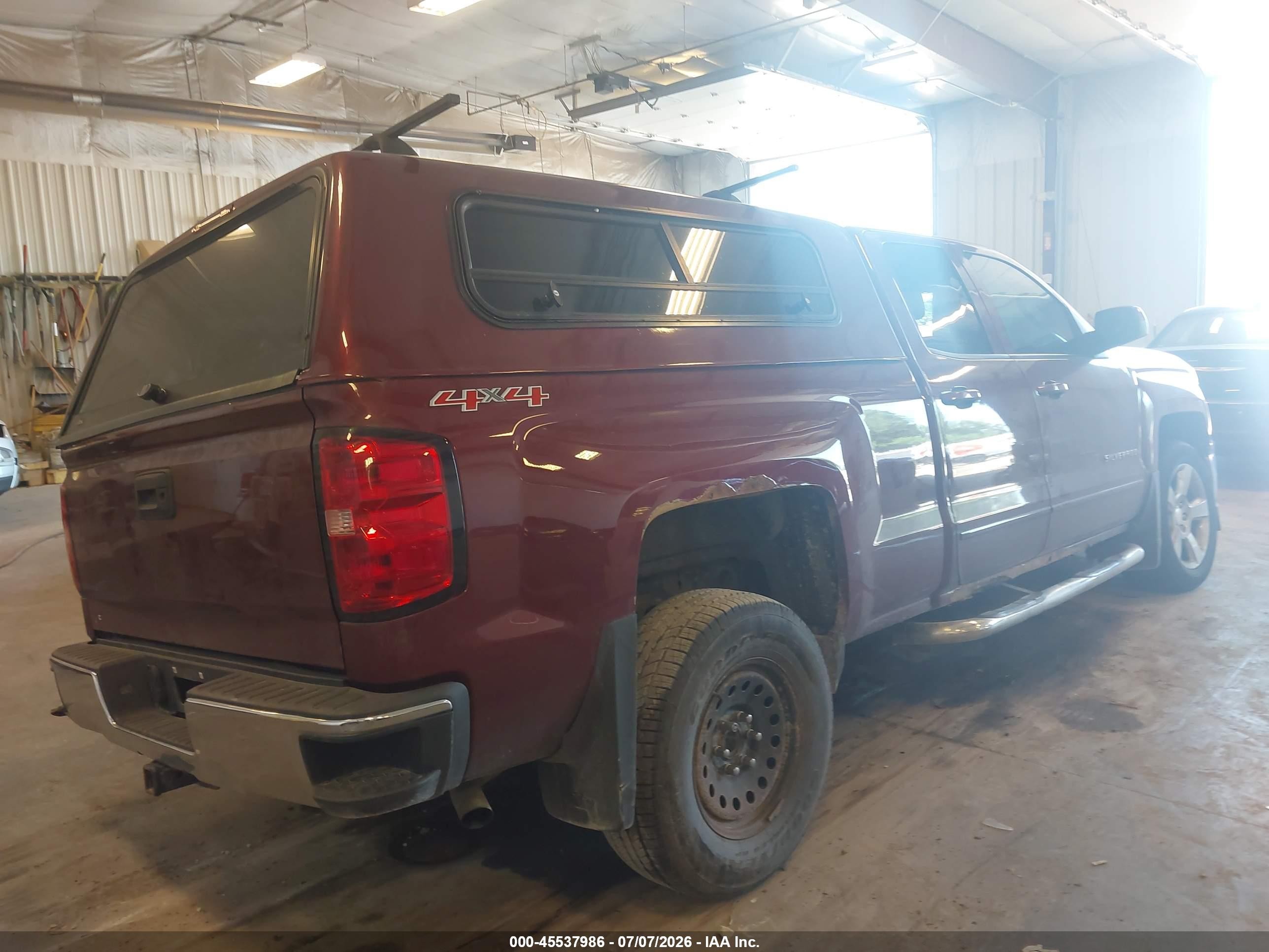 2015 Chevrolet Silverado 1500 Lt Red vin: 1GCVKREC3FZ193837