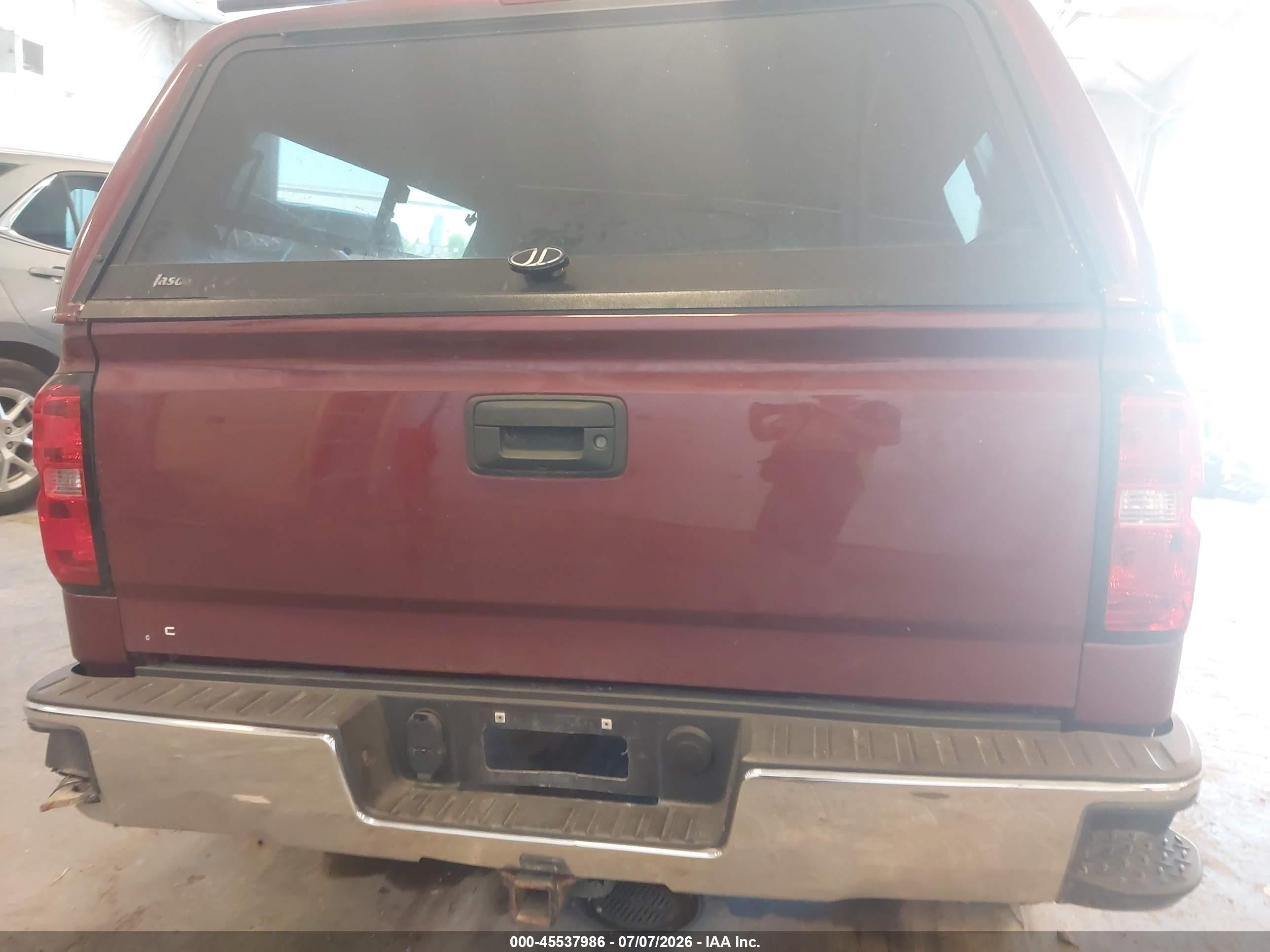 2015 Chevrolet Silverado 1500 Lt Red vin: 1GCVKREC3FZ193837