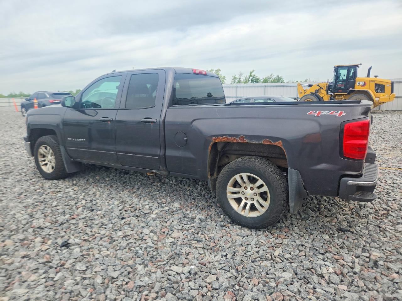 2015 Chevrolet Silverado K1500 Lt Gray vin: 1GCVKREC3FZ207624