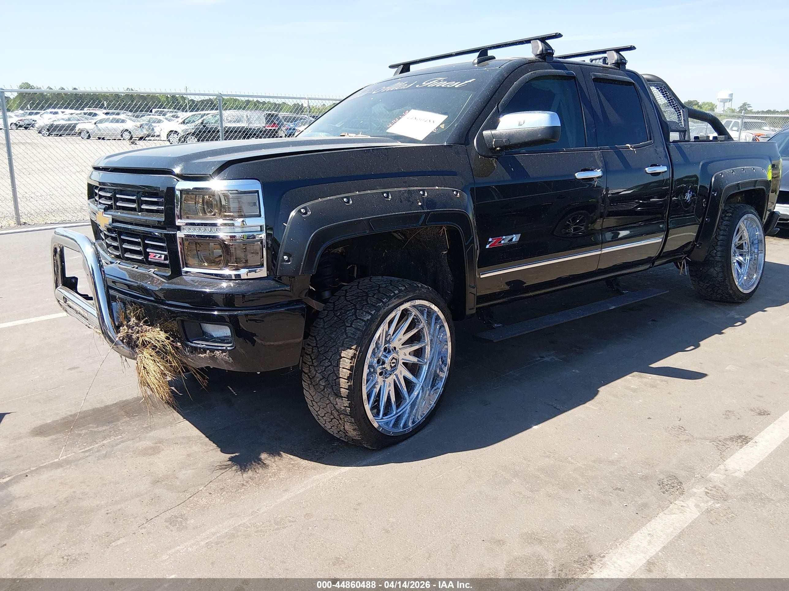 2015 Chevrolet Silverado 1500 2lt Black vin: 1GCVKREC3FZ317105