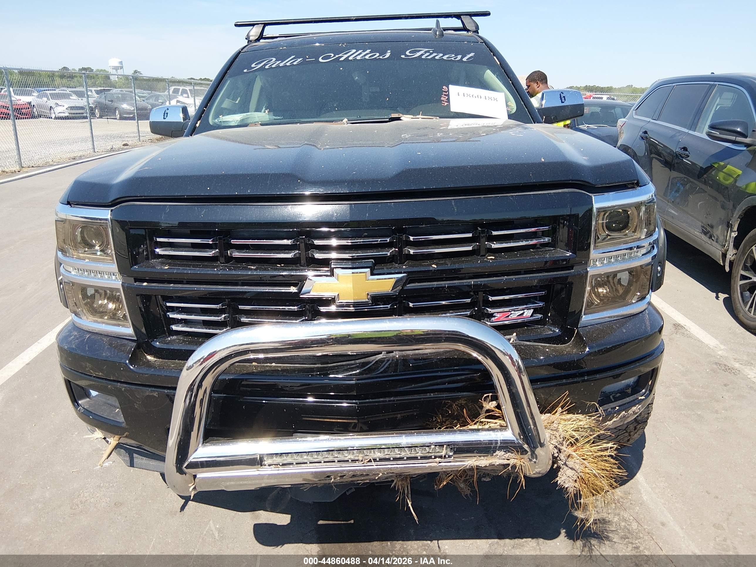 2015 Chevrolet Silverado 1500 2lt Black vin: 1GCVKREC3FZ317105