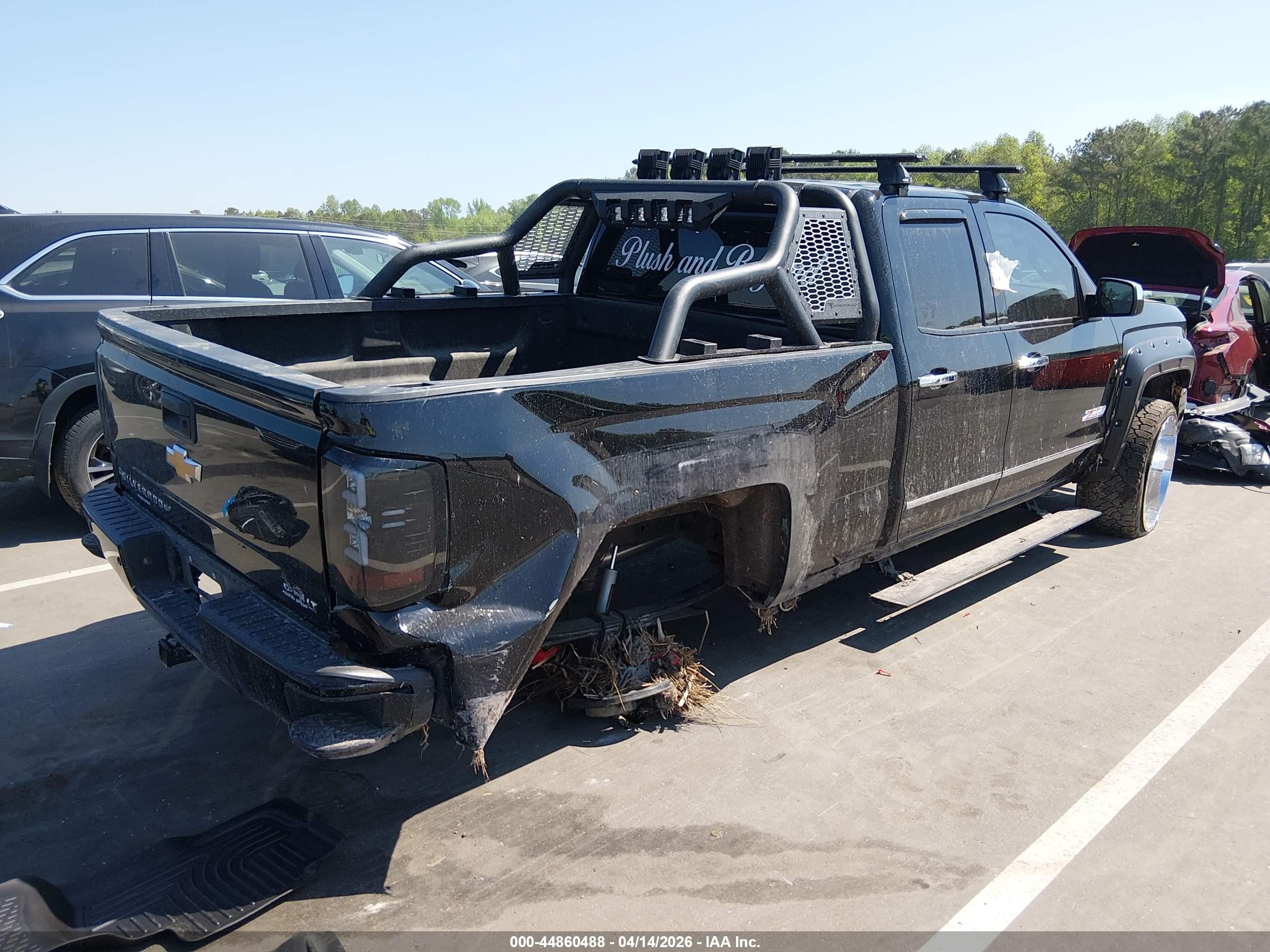 2015 Chevrolet Silverado 1500 2lt Black vin: 1GCVKREC3FZ317105