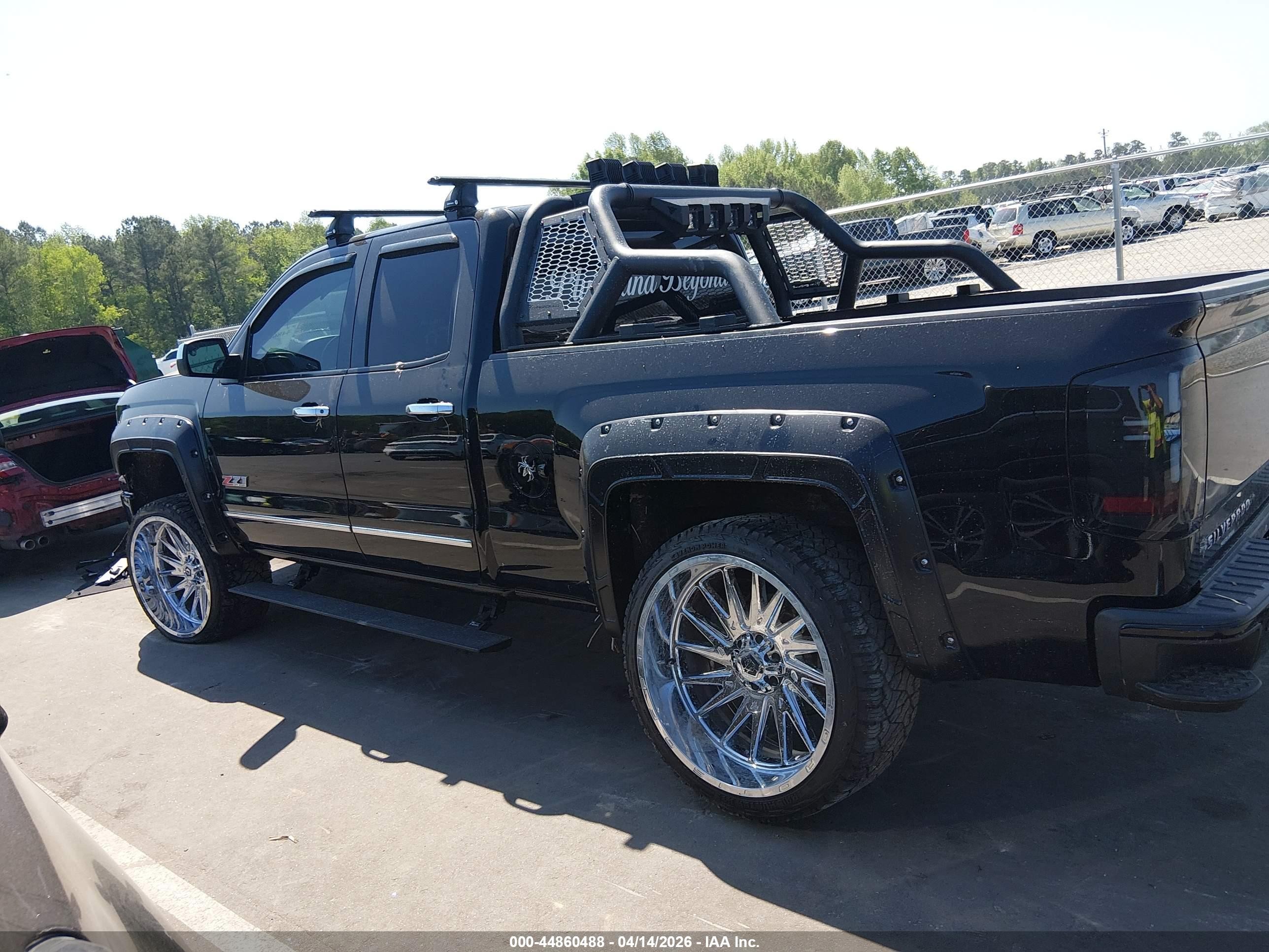 2015 Chevrolet Silverado 1500 2lt Black vin: 1GCVKREC3FZ317105