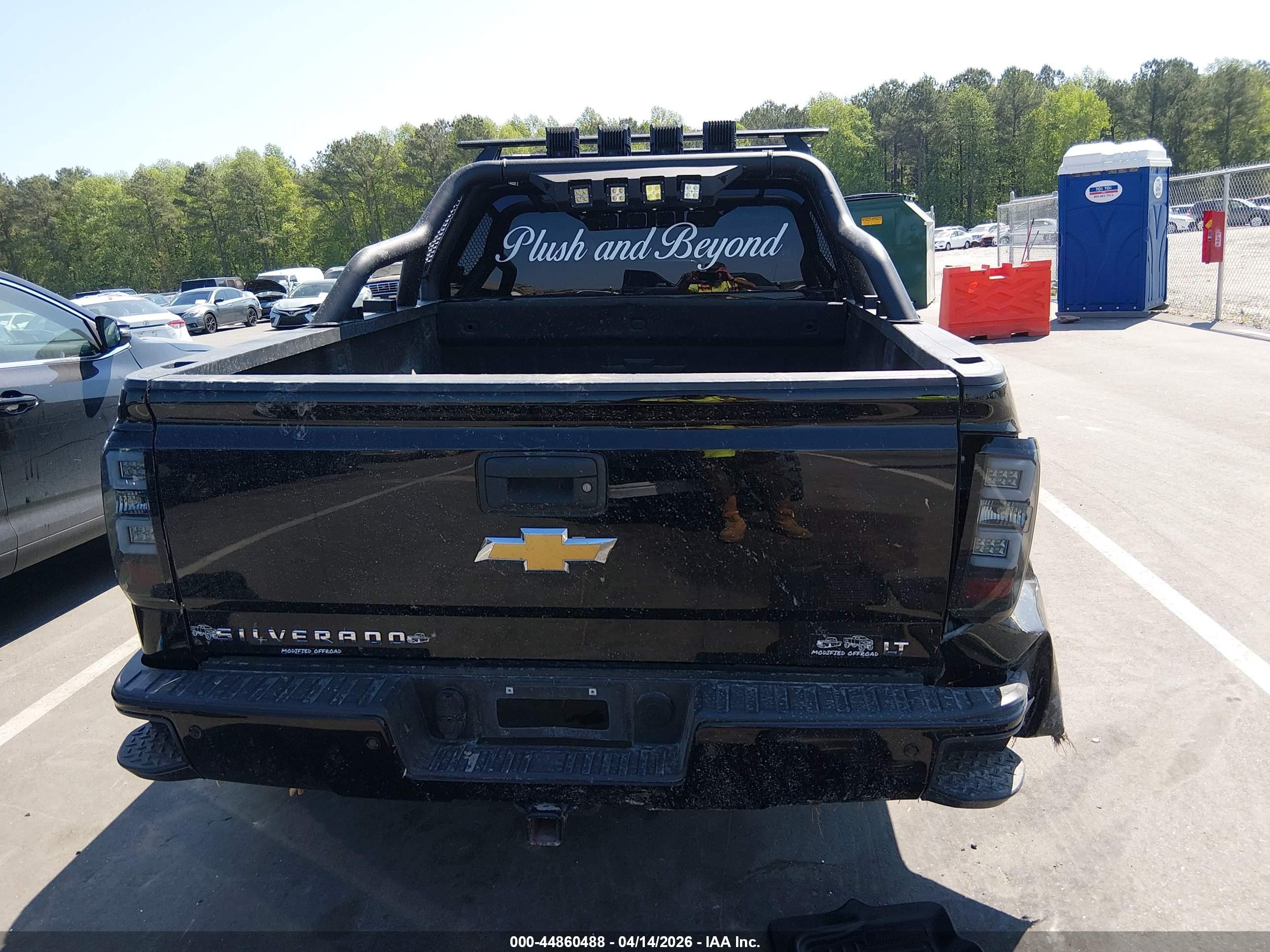 2015 Chevrolet Silverado 1500 2lt Black vin: 1GCVKREC3FZ317105