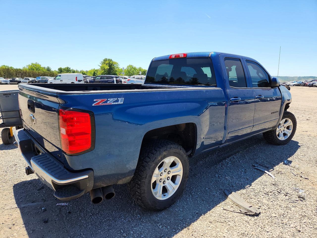 2015 Chevrolet Silverado K1500 Lt Синий vin: 1GCVKREC3FZ342960
