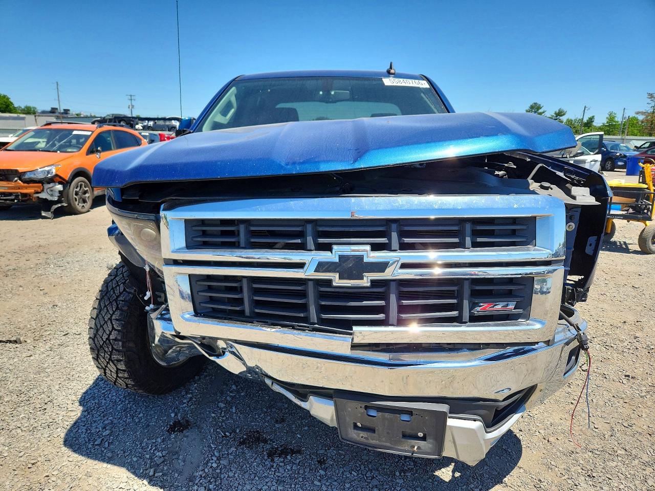 2015 Chevrolet Silverado K1500 Lt Синий vin: 1GCVKREC3FZ342960