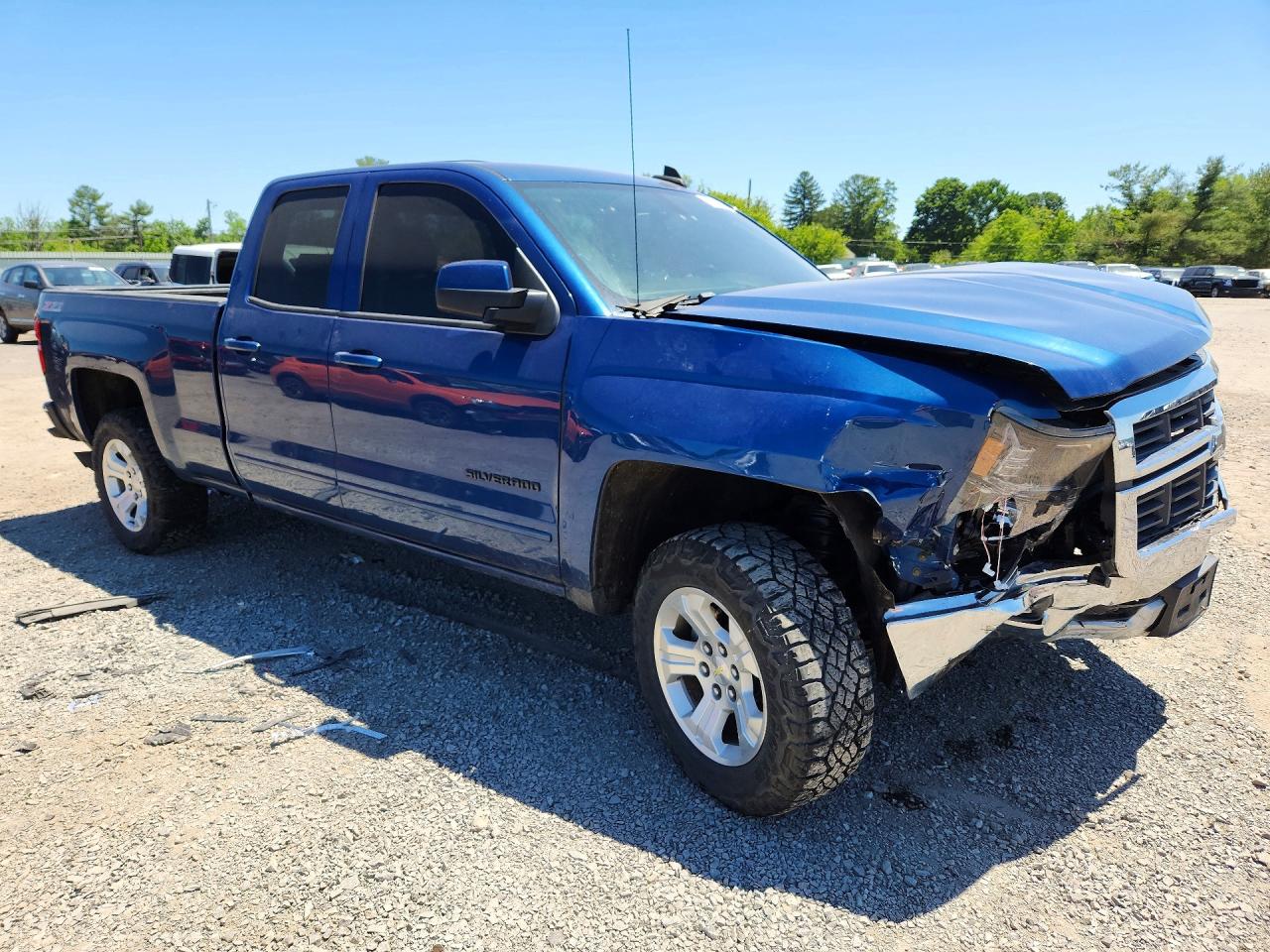 2015 Chevrolet Silverado K1500 Lt Синий vin: 1GCVKREC3FZ342960