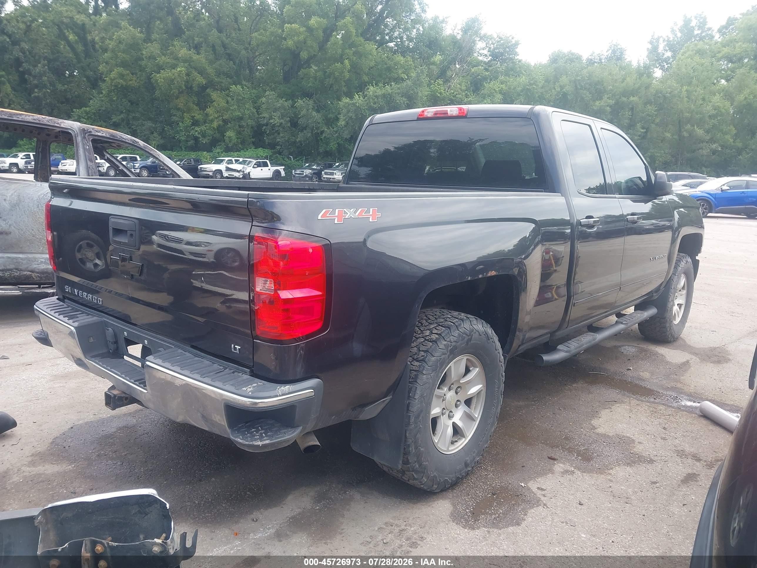 2015 Chevrolet Silverado 1500 Lt Gray vin: 1GCVKREC3FZ366482
