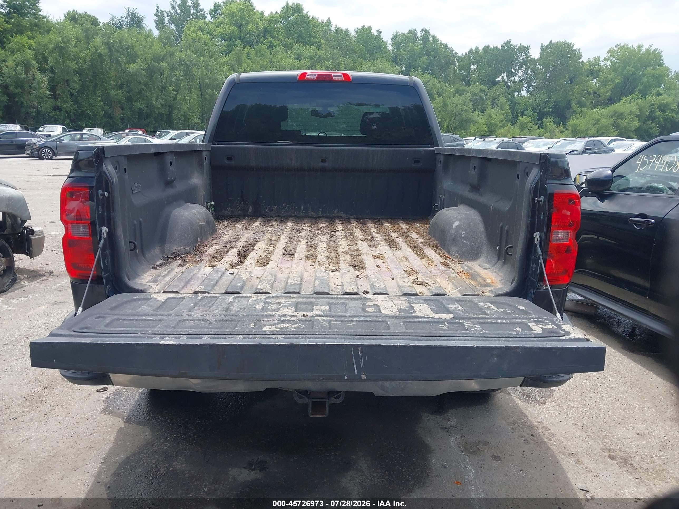 2015 Chevrolet Silverado 1500 Lt Gray vin: 1GCVKREC3FZ366482
