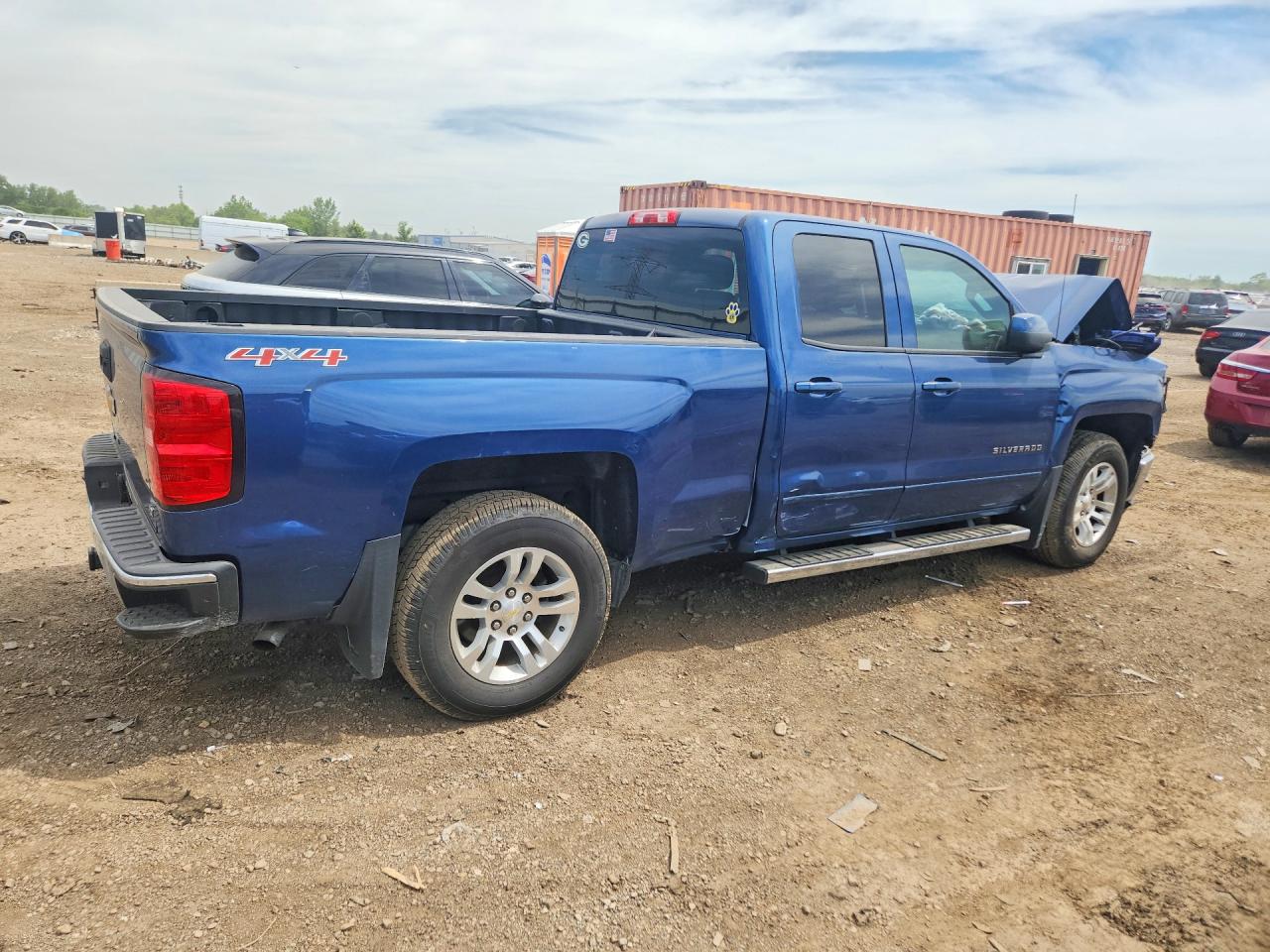 2015 Chevrolet Silverado K1500 Lt Blue vin: 1GCVKREC3FZ412246