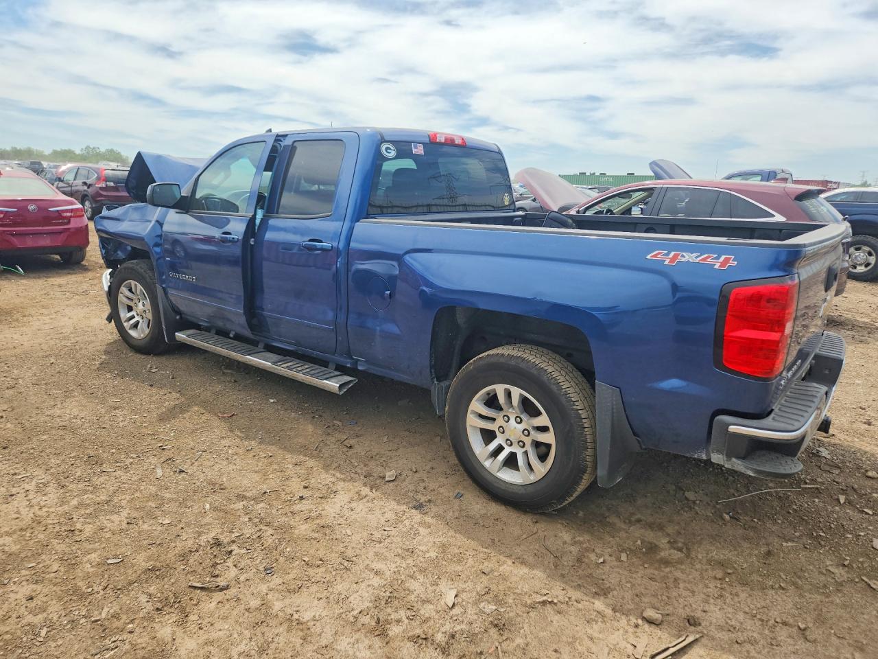 2015 Chevrolet Silverado K1500 Lt Blue vin: 1GCVKREC3FZ412246
