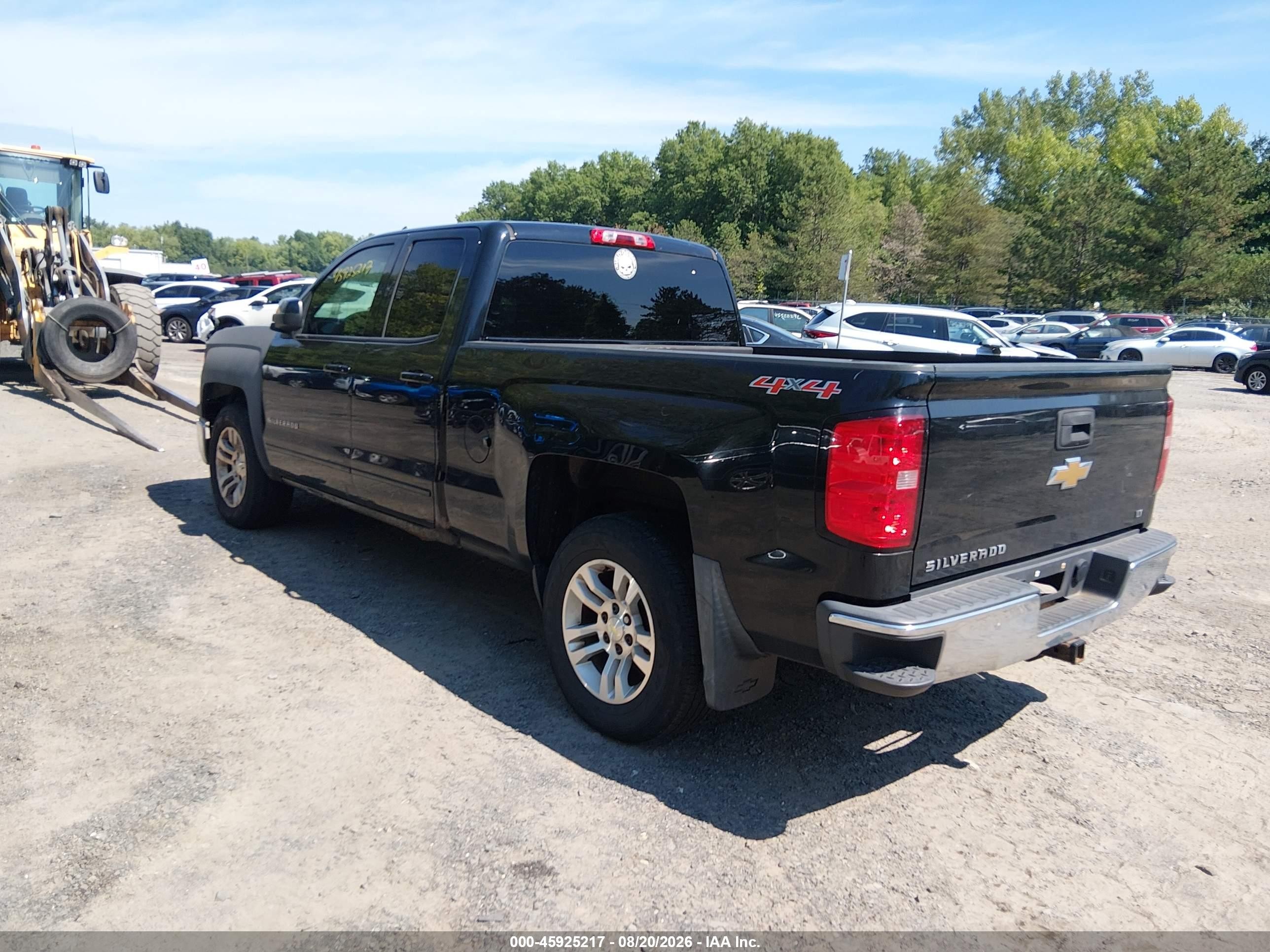 2015 Chevrolet Silverado 1500 Lt Black vin: 1GCVKREC3FZ423117