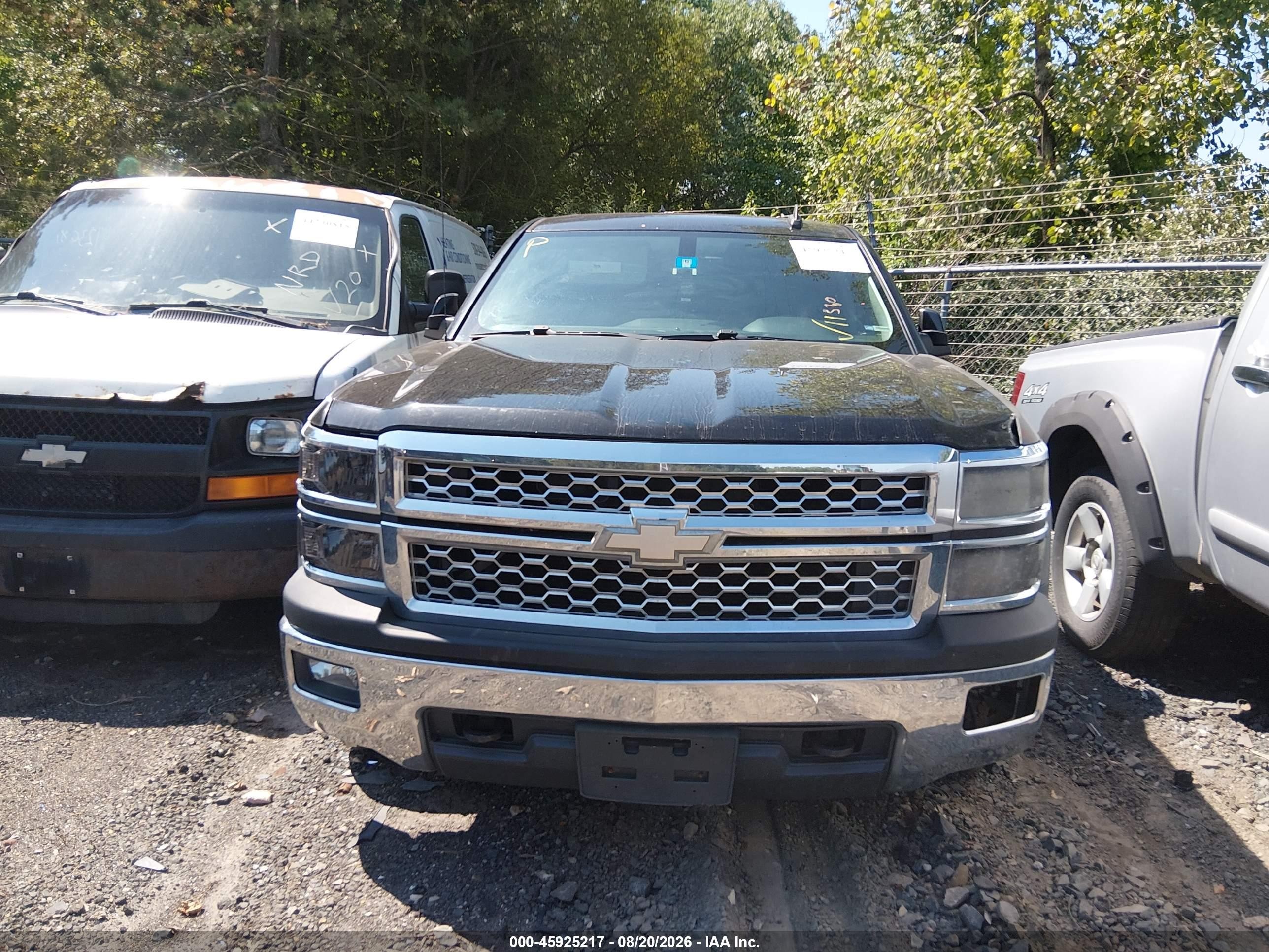 2015 Chevrolet Silverado 1500 Lt Black vin: 1GCVKREC3FZ423117