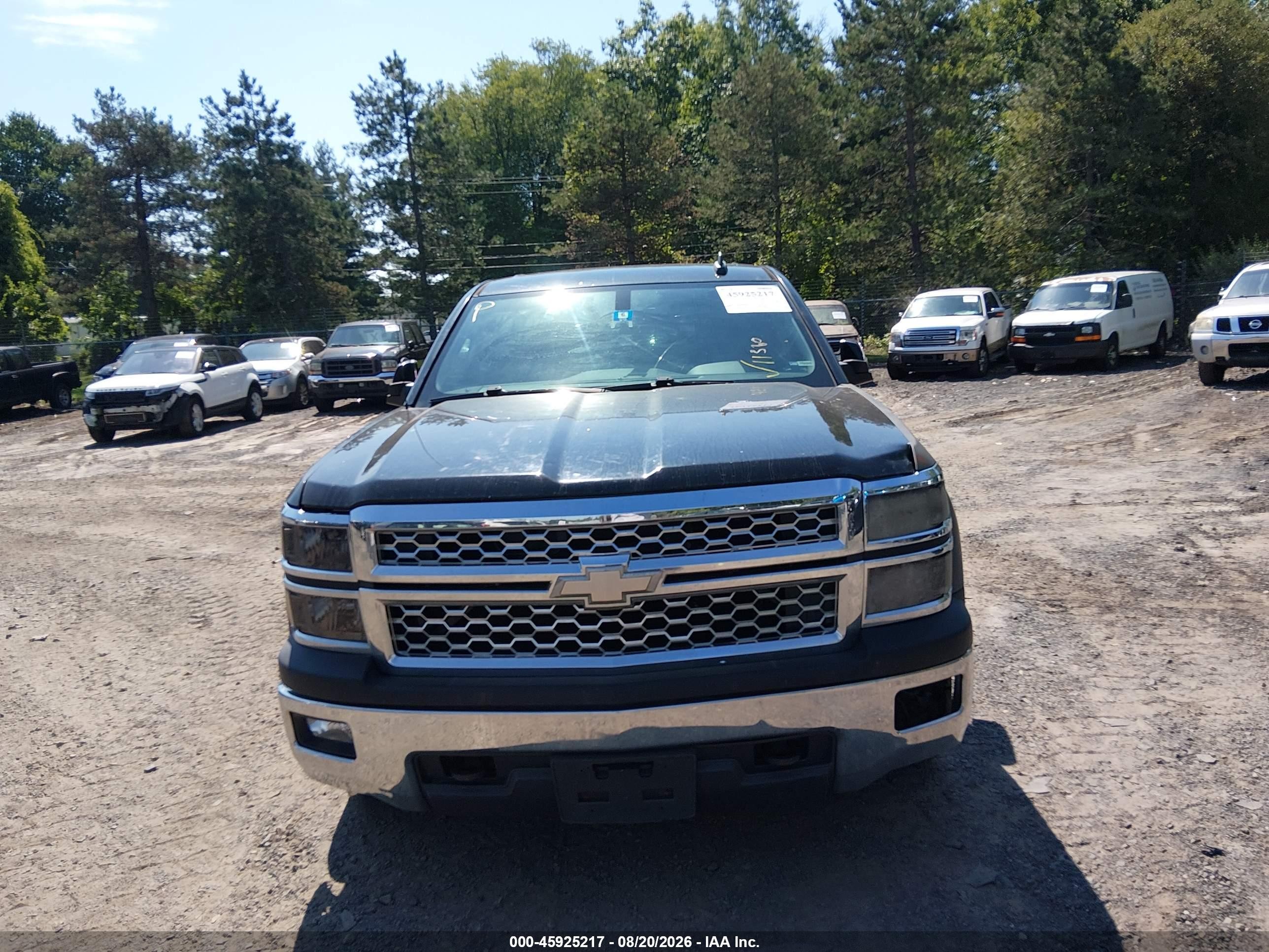 2015 Chevrolet Silverado 1500 Lt Black vin: 1GCVKREC3FZ423117
