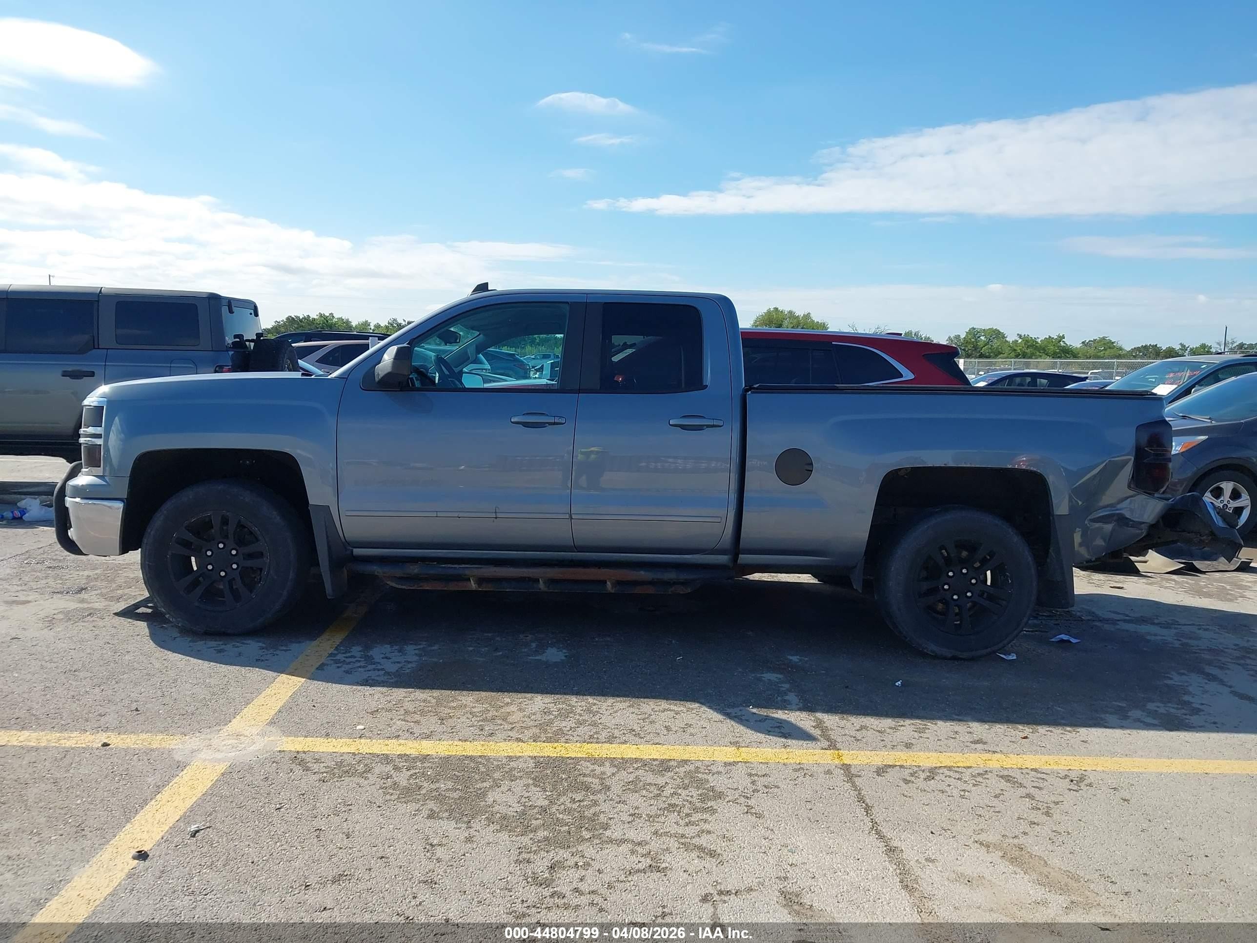 2015 Chevrolet Silverado 1500 1lt Gray vin: 1GCVKREC3FZ447126