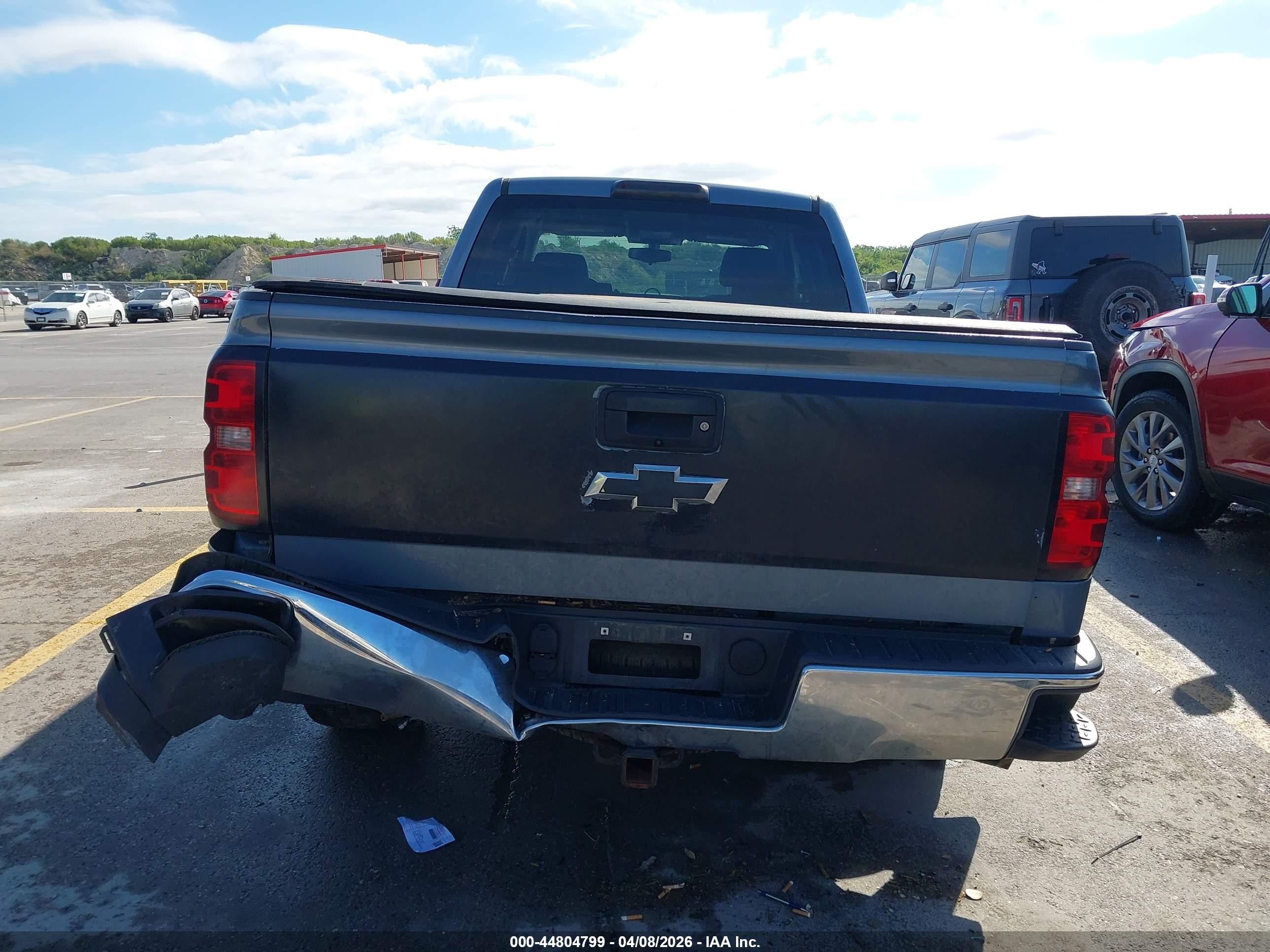 2015 Chevrolet Silverado 1500 1lt Gray vin: 1GCVKREC3FZ447126