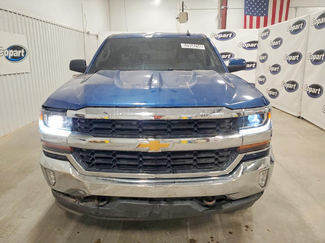 2017 Chevrolet Silverado K1500 Lt Blue vin: 1GCVKREC3HZ128411