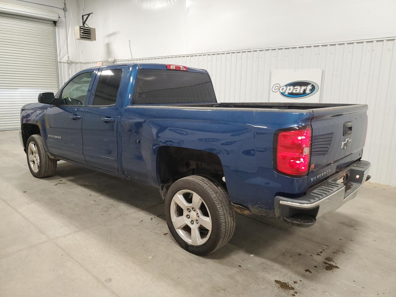 2017 Chevrolet Silverado K1500 Lt Blue vin: 1GCVKREC3HZ128411 Damage: Left Rear Door, Heavy Scratch, 7 To 8 Inches