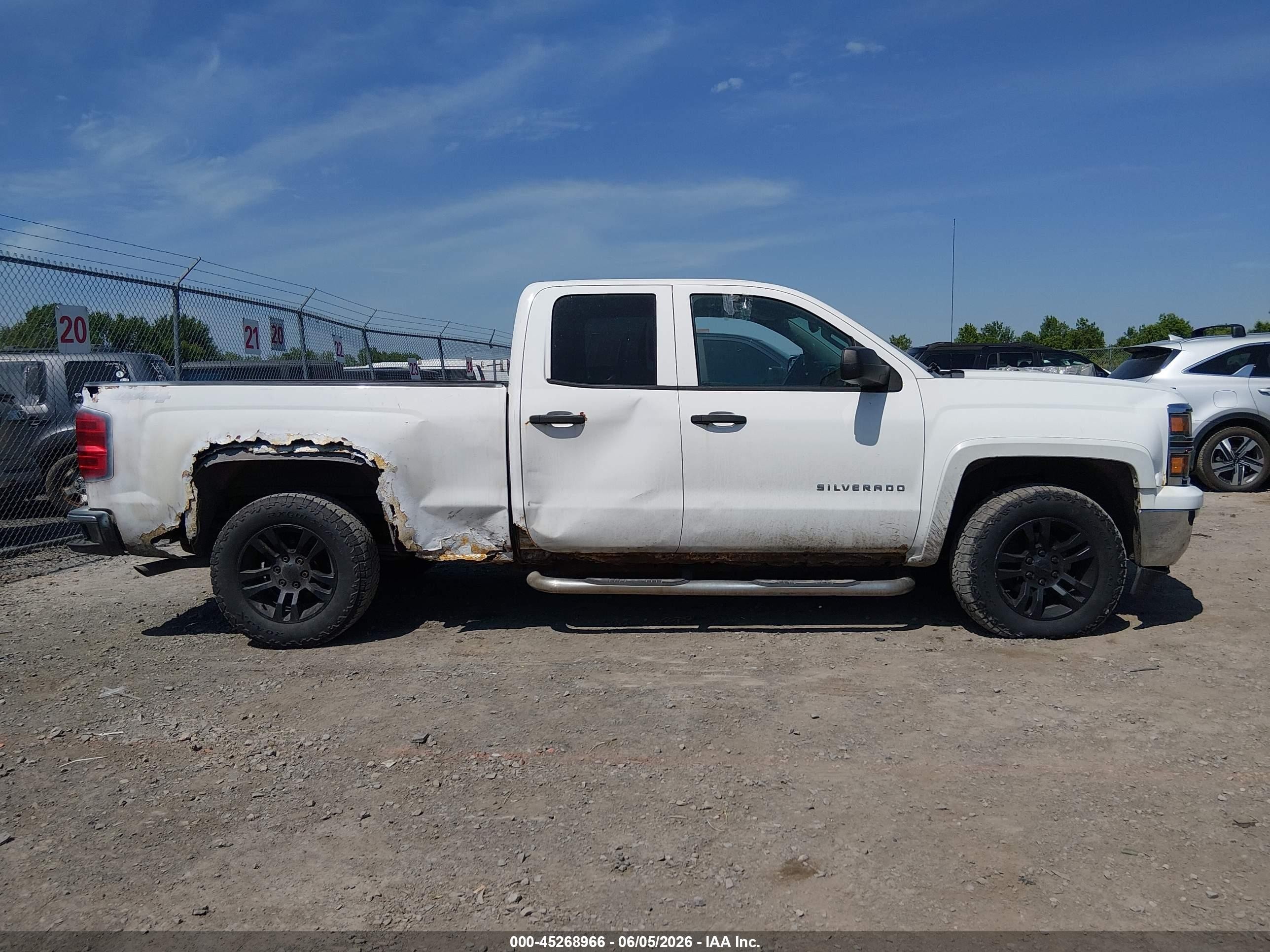 2014 Chevrolet Silverado 1500 Lt Белый vin: 1GCVKREC4EZ127182