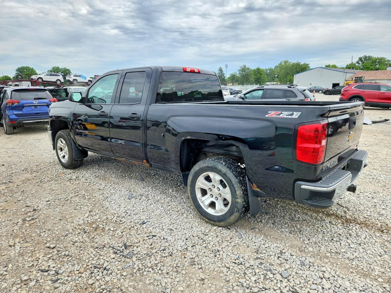 2014 Chevrolet Silverado K1500 Lt Black vin: 1GCVKREC4EZ164197