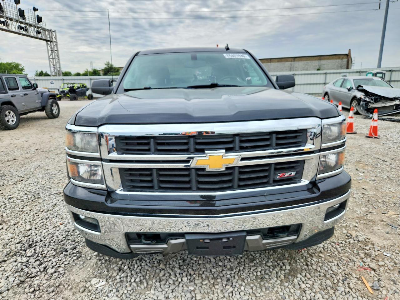 2014 Chevrolet Silverado K1500 Lt Black vin: 1GCVKREC4EZ164197