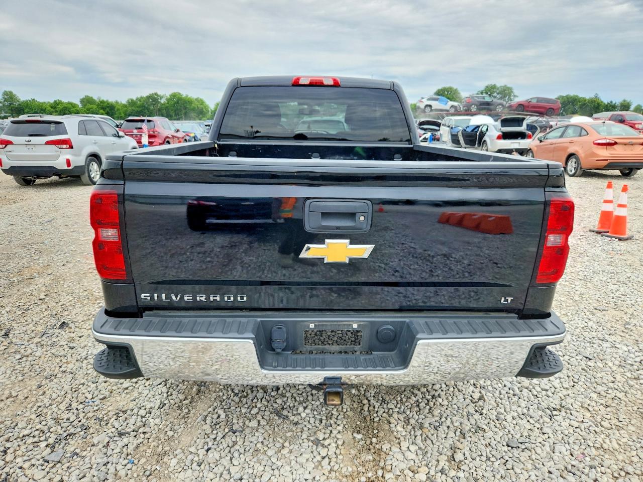 2014 Chevrolet Silverado K1500 Lt Black vin: 1GCVKREC4EZ164197