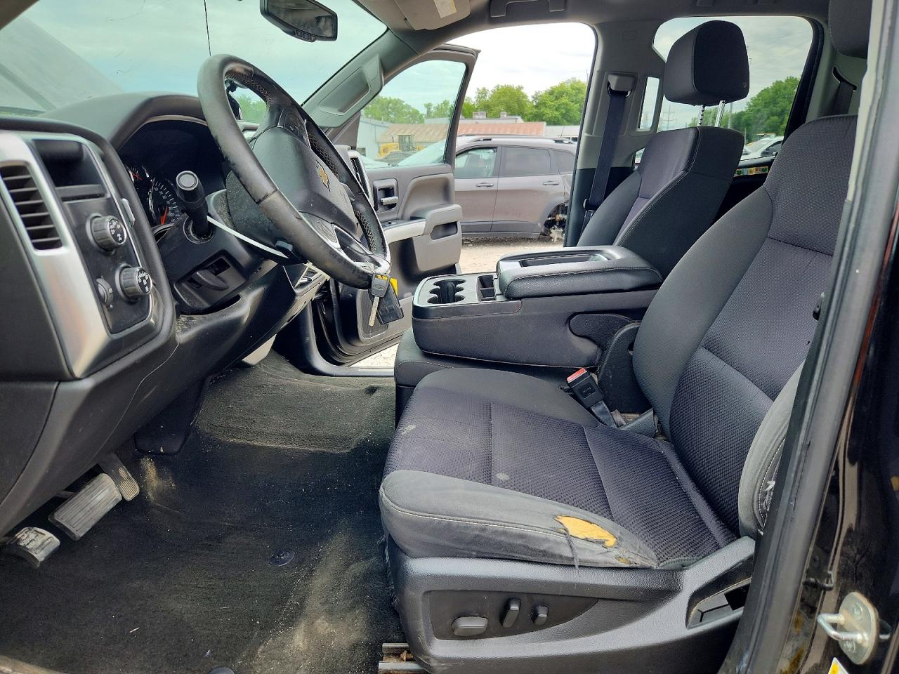 2014 Chevrolet Silverado K1500 Lt Black vin: 1GCVKREC4EZ164197